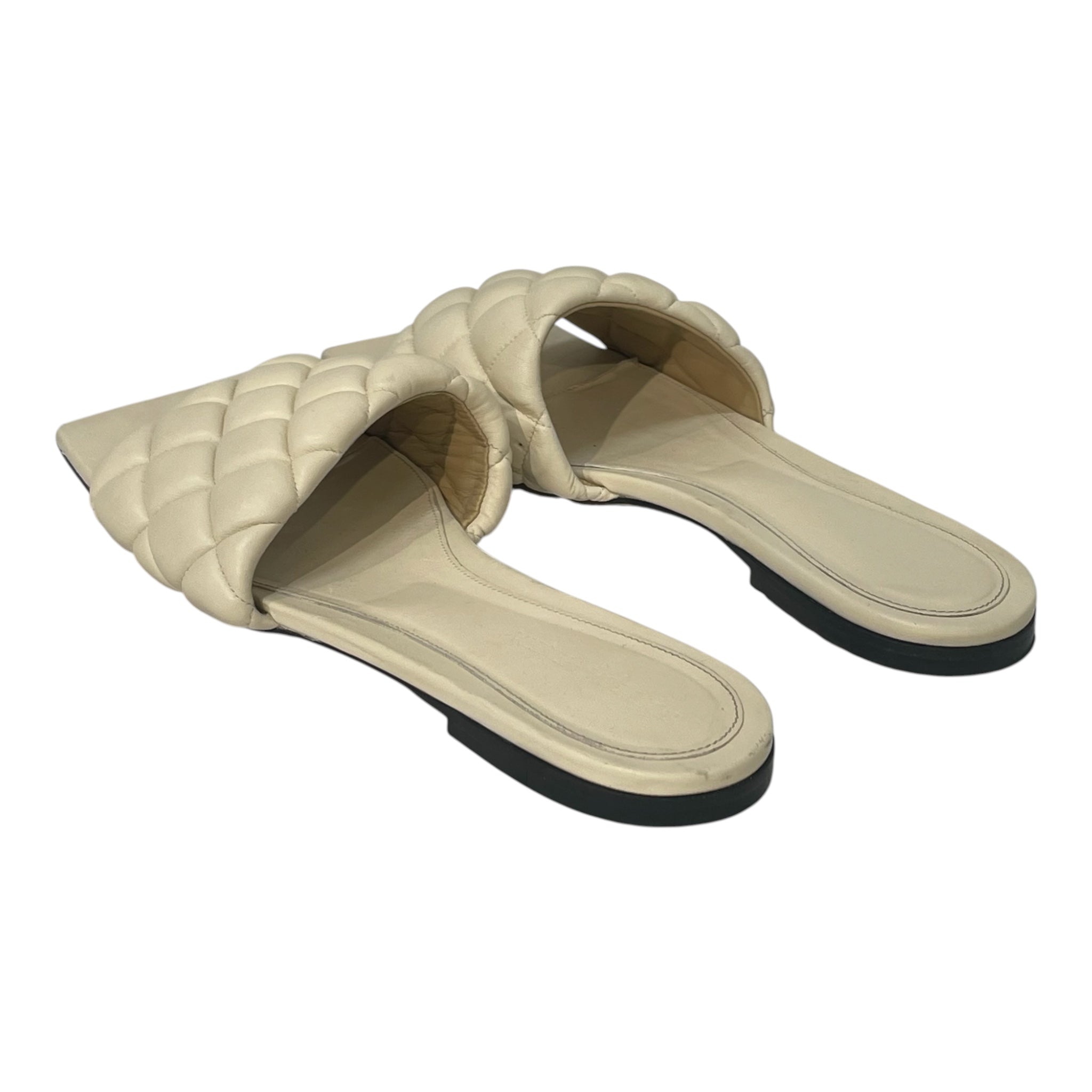 BOTTEGA VENETA/Sandals/EU 40/Leather/WHT/ view 2