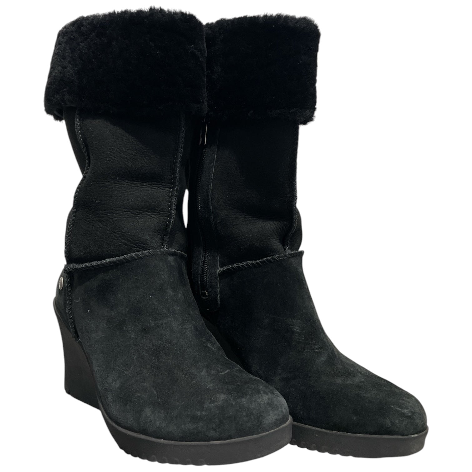 UGG australia/Boots/US 8/Suede/BLK/ view 1
