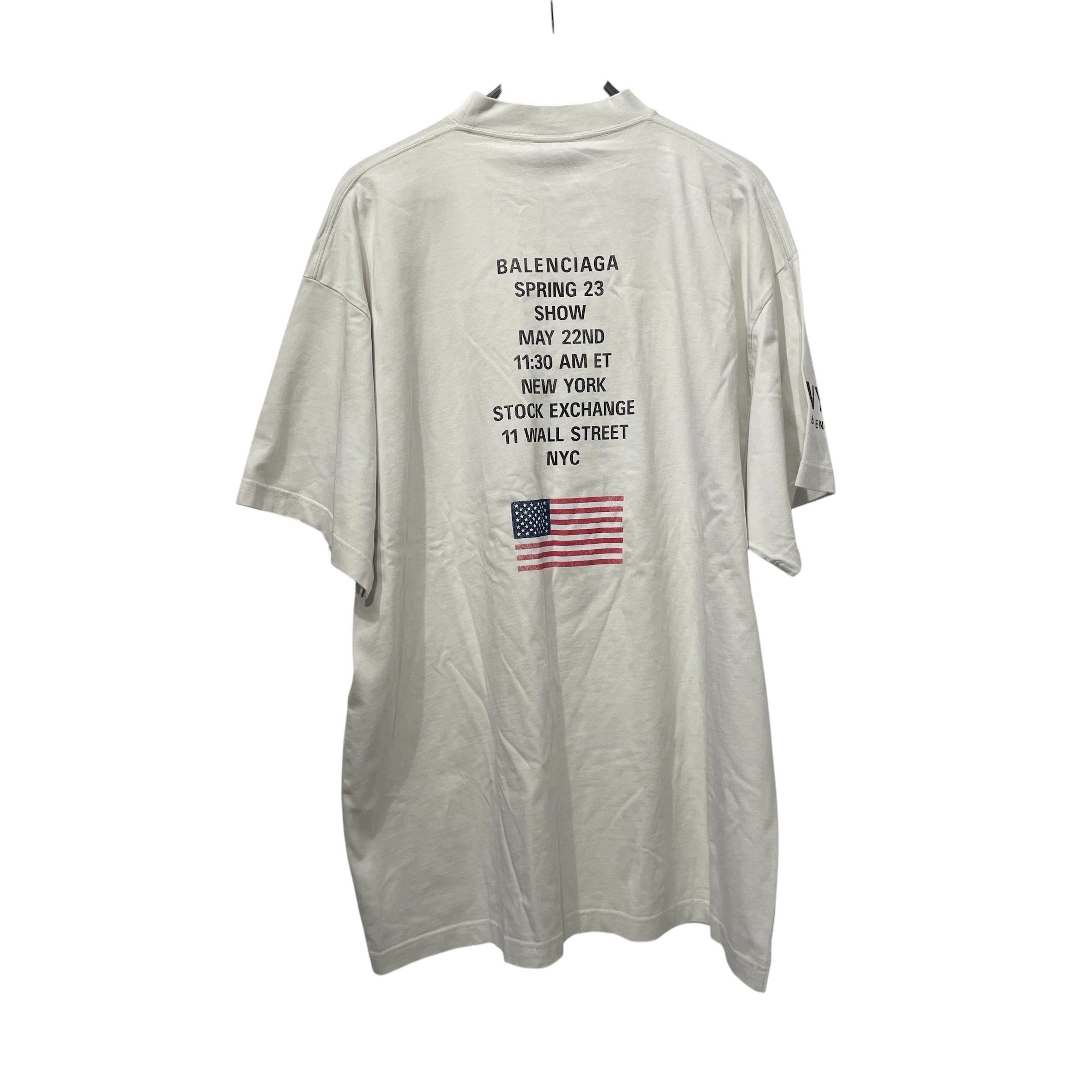 BALENCIAGA/T-Shirt/3/Cotton/CRM/2022 NYSE view 2