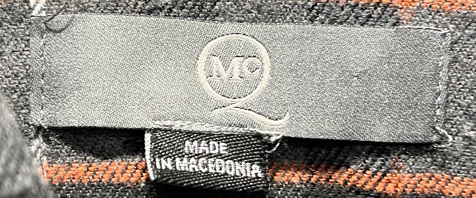 McQ Alexander McQueen/LS Shirt/48/Cotton/GRY/Plaid/GRAY LS LAYER view 3