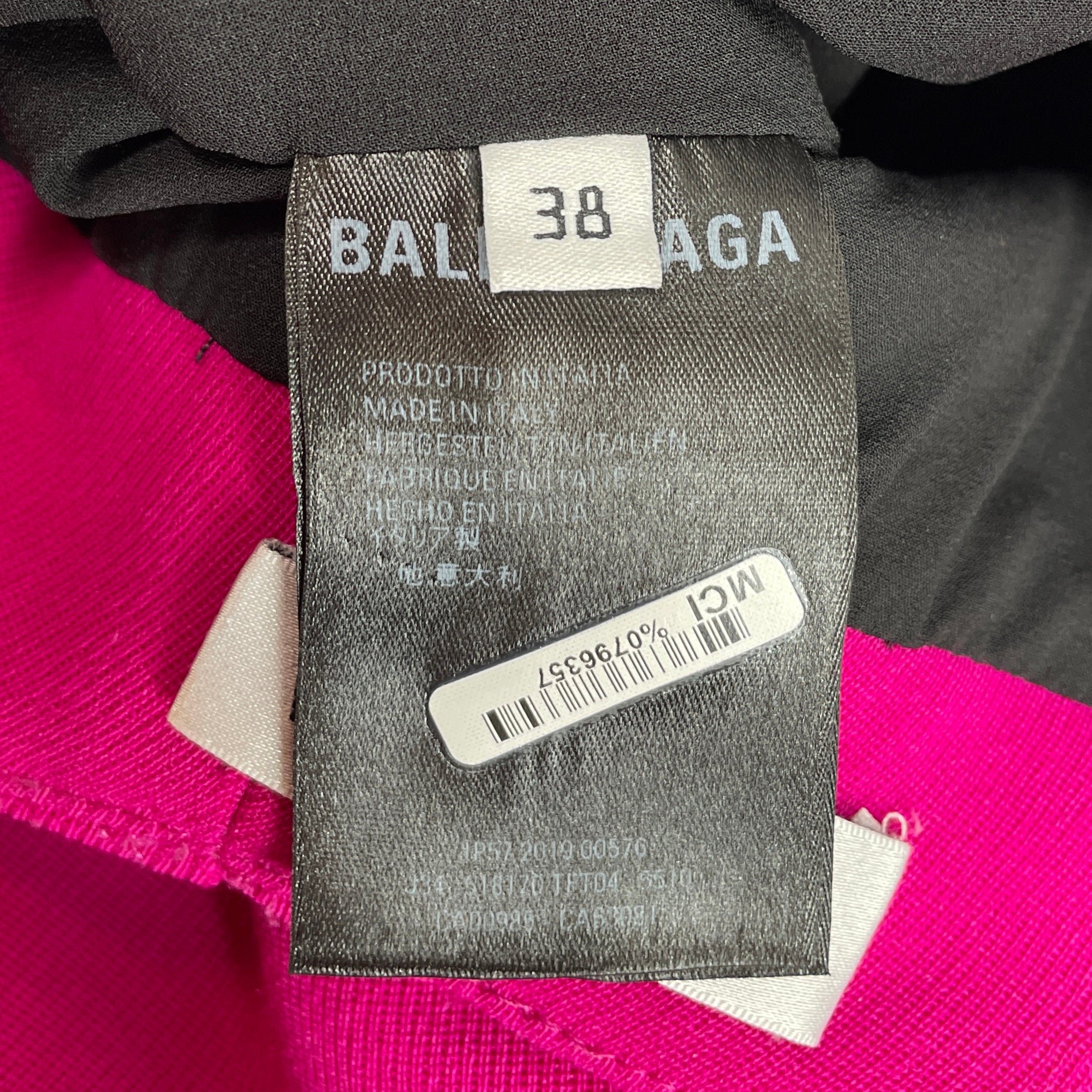 BALENCIAGA/Long Skirt/38/Wool/PNK/2019 ASSYM MERMAID SKIRT view 5