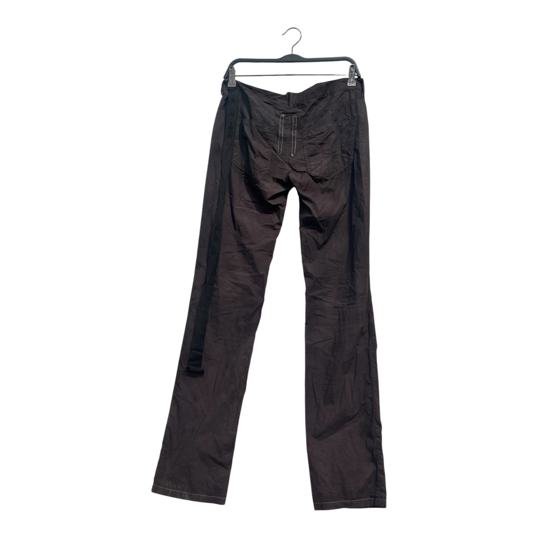 RICK OWENS DRKSHDW/Straight Pants/28/Cotton/GRY/PPL GRY FADE/ DRKSHDW TASSLE view 2