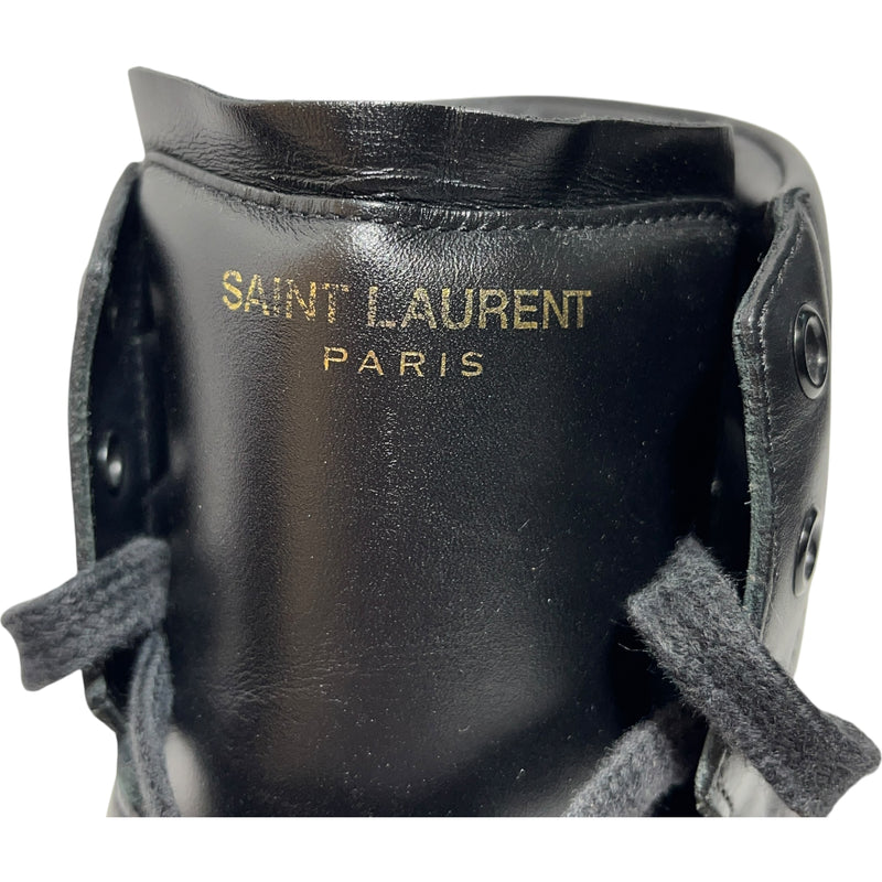 SAINT LAURENT/Hi-Sneakers/EU 45/Leather/RED/