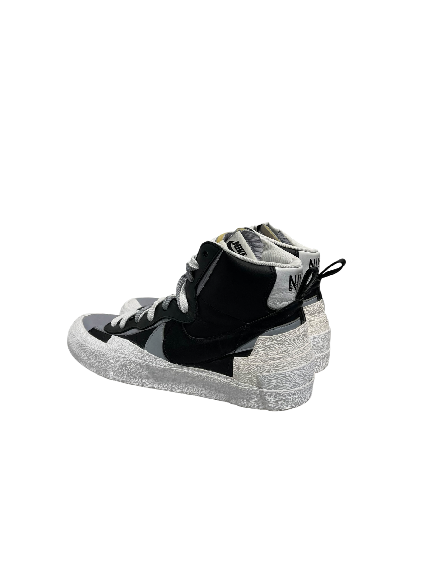 NIKE/Sacai/Low-Sneakers/US 12/Border/Leather/GRY/BV0072-002 view 2
