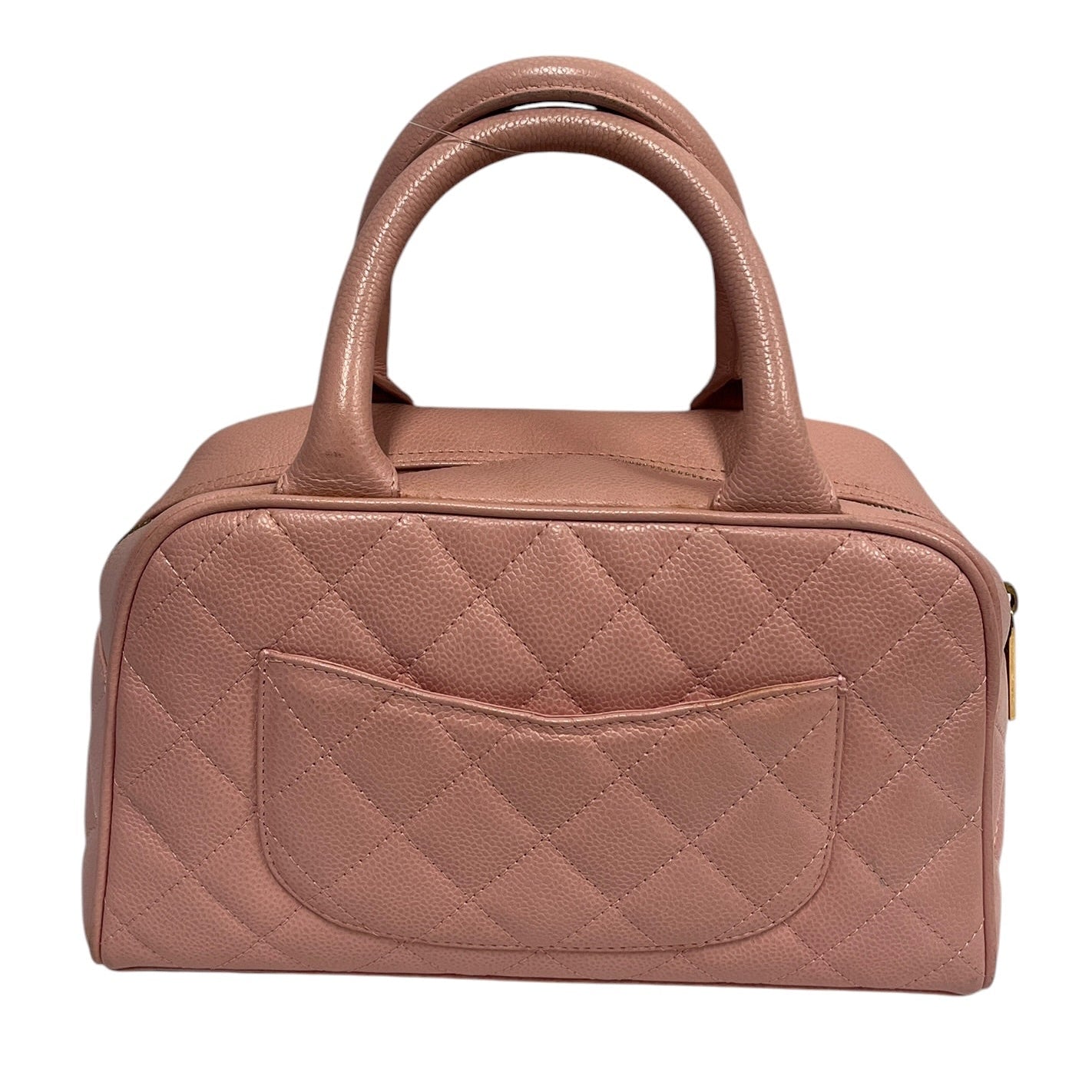 CHANEL/Hand Bag/Leather/PNK/TIMELESS BOWLING BAG view 2