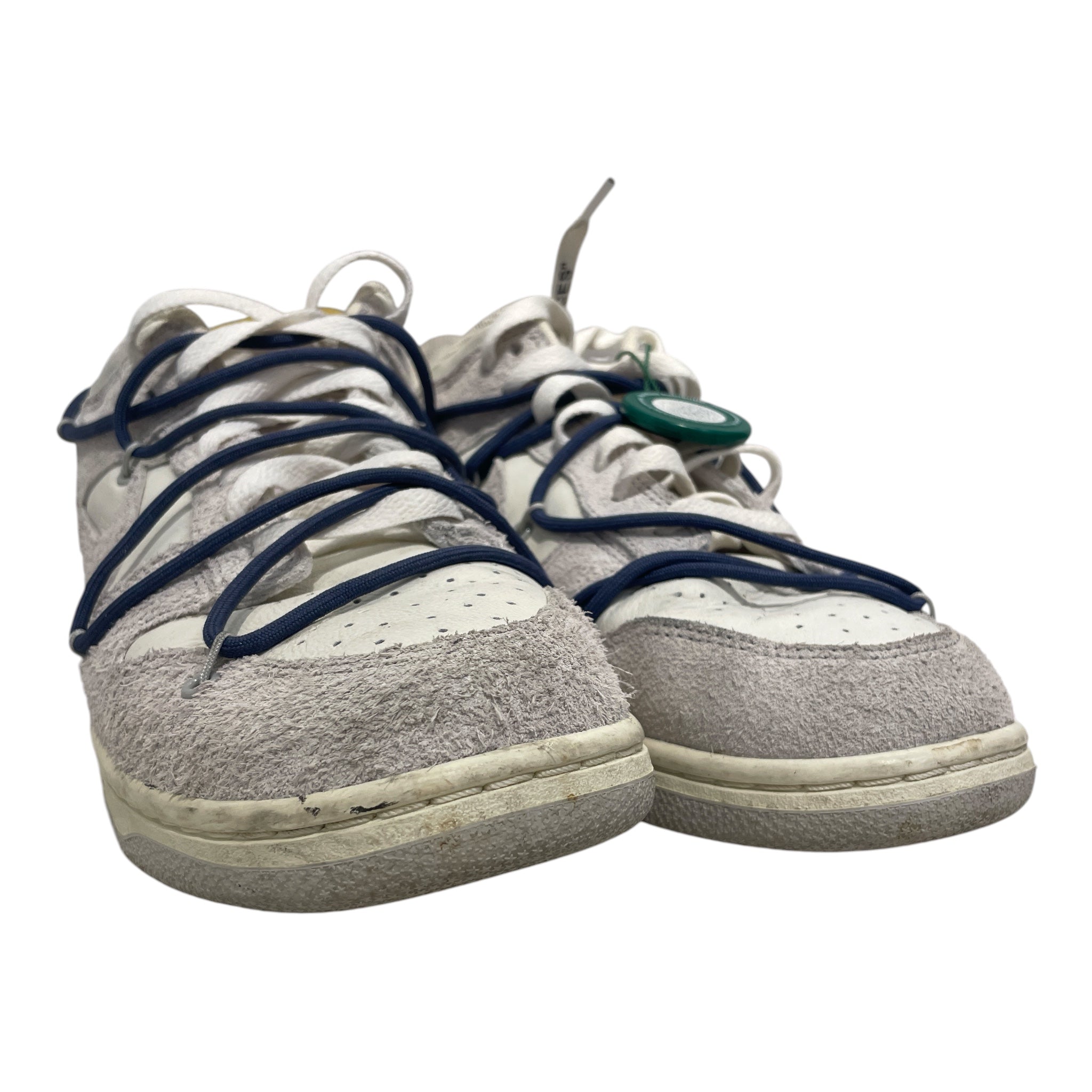 NIKE/OFF-WHITE/Hi-Sneakers/US 12/Suede/GRY/DUNK LOW 'LOT 18 OF 50' view 4