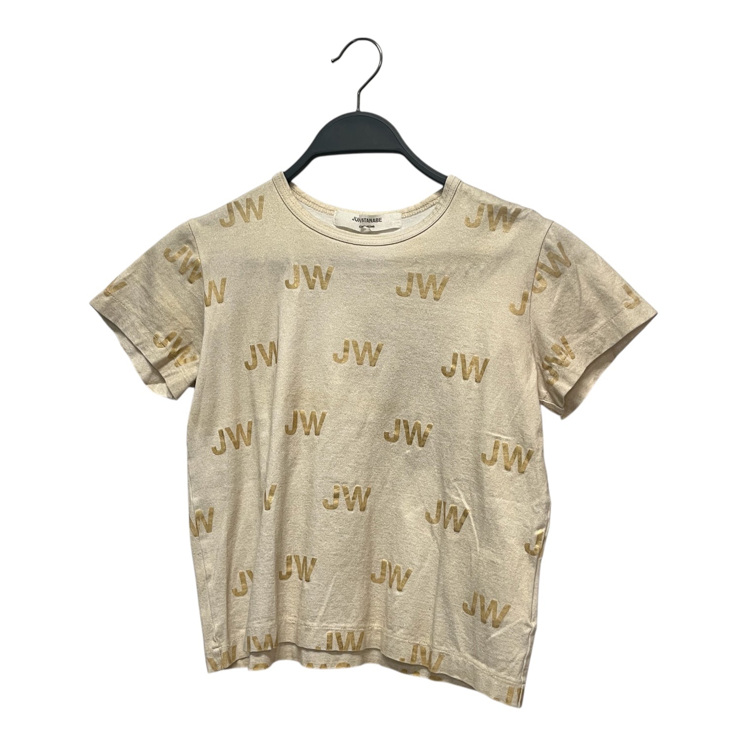 JUNYA WATANABE COMME des GARCONS/T-Shirt/All Over Print/Cotton/GLD/2000 LOGO SHIRT view 1