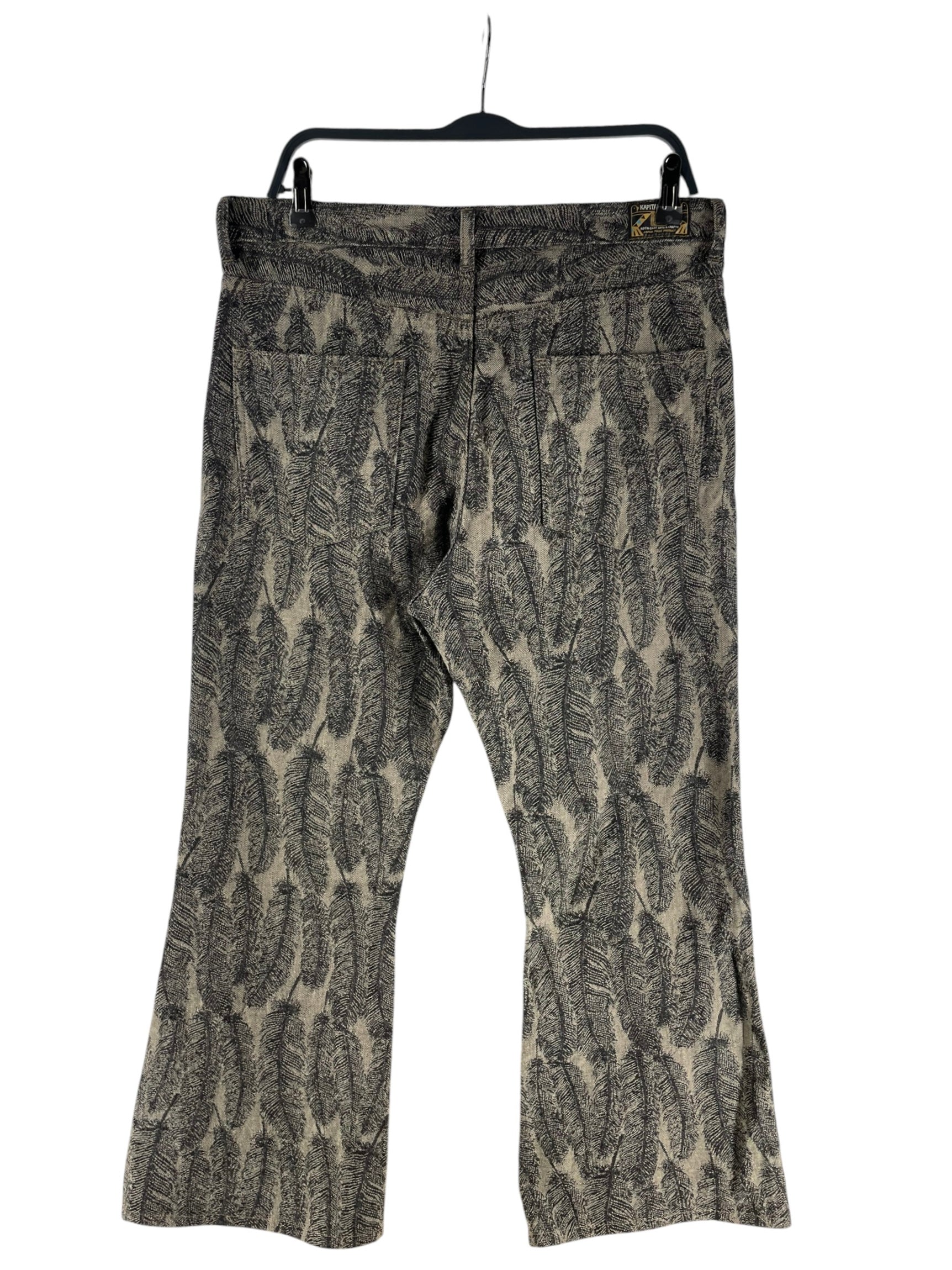 KAPITAL/Pants/36/Cotton/BRW/All Over Print/KAPTIAL MAGPIE FLARE JEANS view 2