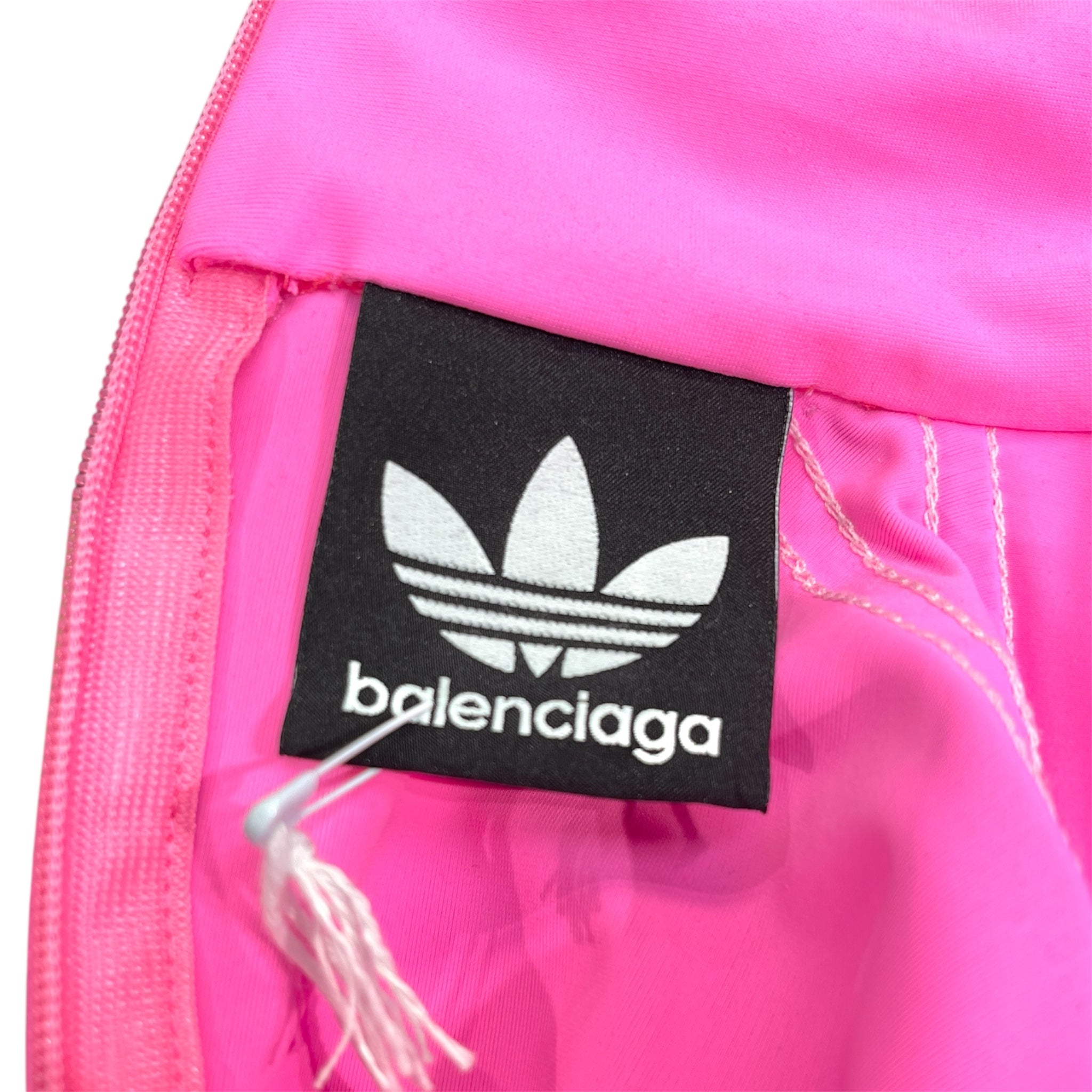 BALENCIAGA/adidas/LS Dress/36/Polyester/PNK/Mini Length/LOGO MOCKNESS MINIDRESS view 3