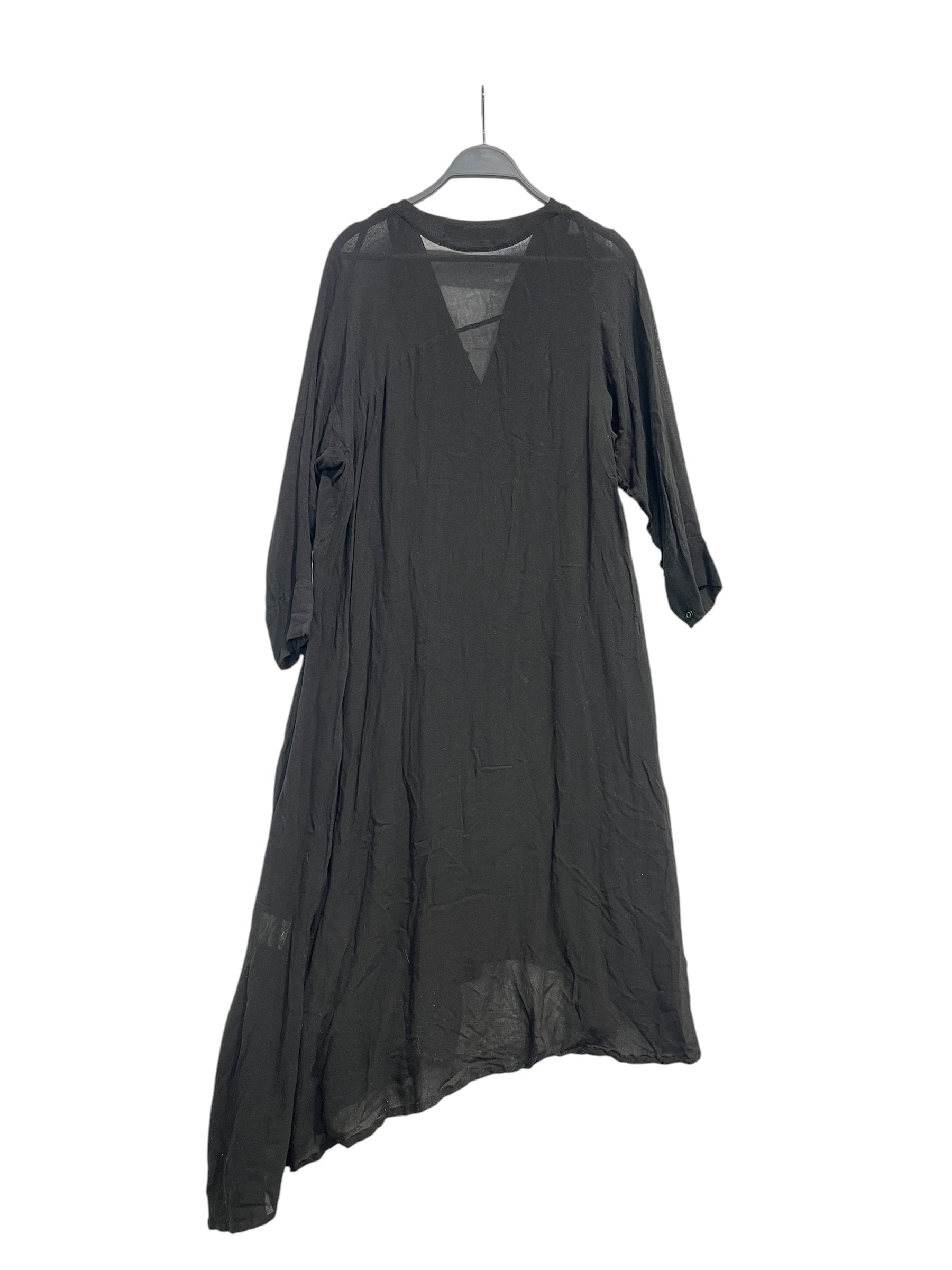 Ground Y/Dress/1/Rayon/BLK/Maxi Length/Button Up view 3