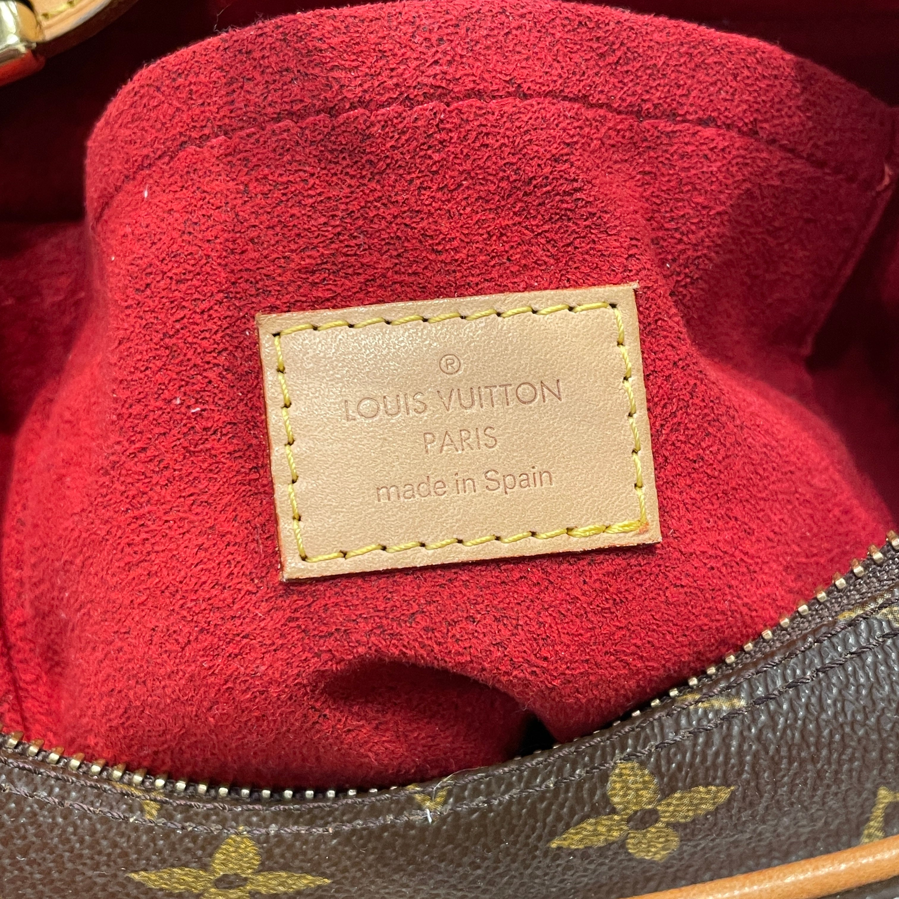 LOUIS VUITTON/Bag/Monogram/Leather/BRW/croissant gm view 3
