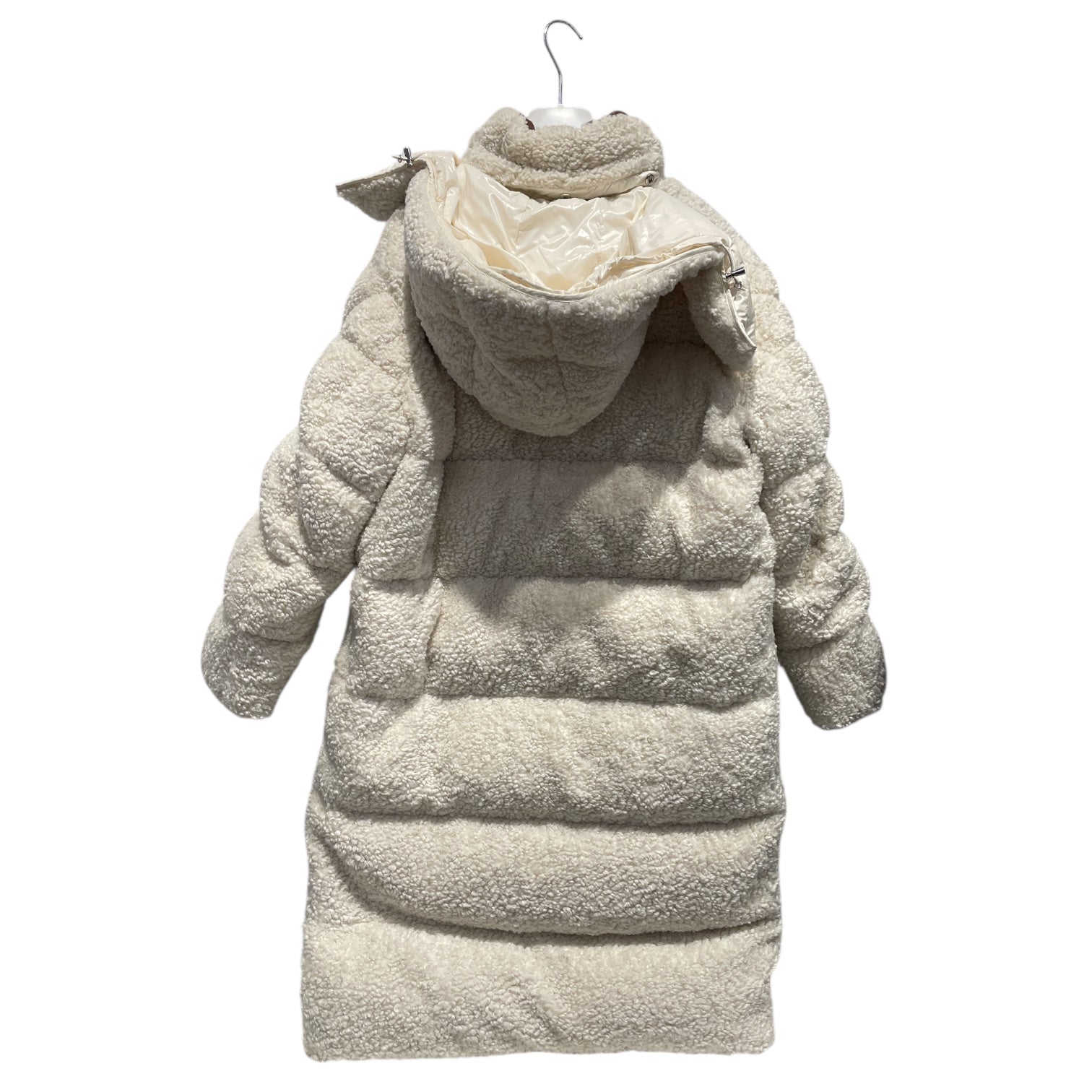 MONCLER/Fleece Jkt/S/Cotton/WHT/Hainardia Hooded Puffer Coat view 2