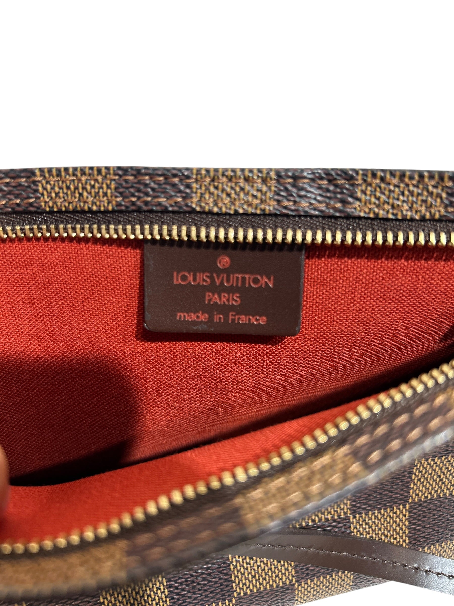 LOUIS VUITTON/Hand Bag/Monogram/Leather/BRW/DAMIER EBENE POCHETTE NAVONA view 5