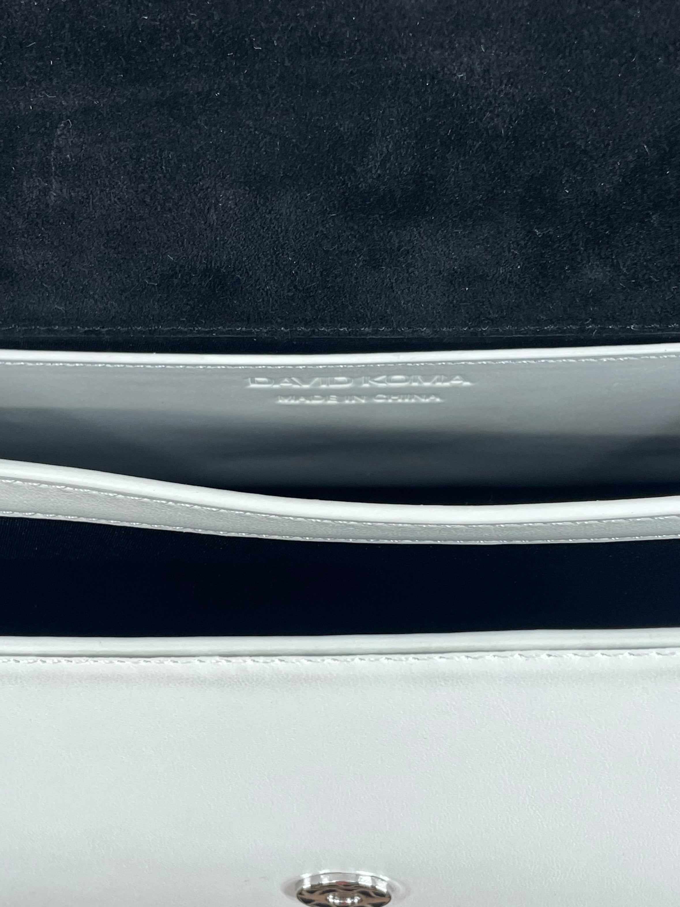 DAVID KOMA/Bag/Leather/WHT/SHOULDER BAG view 4