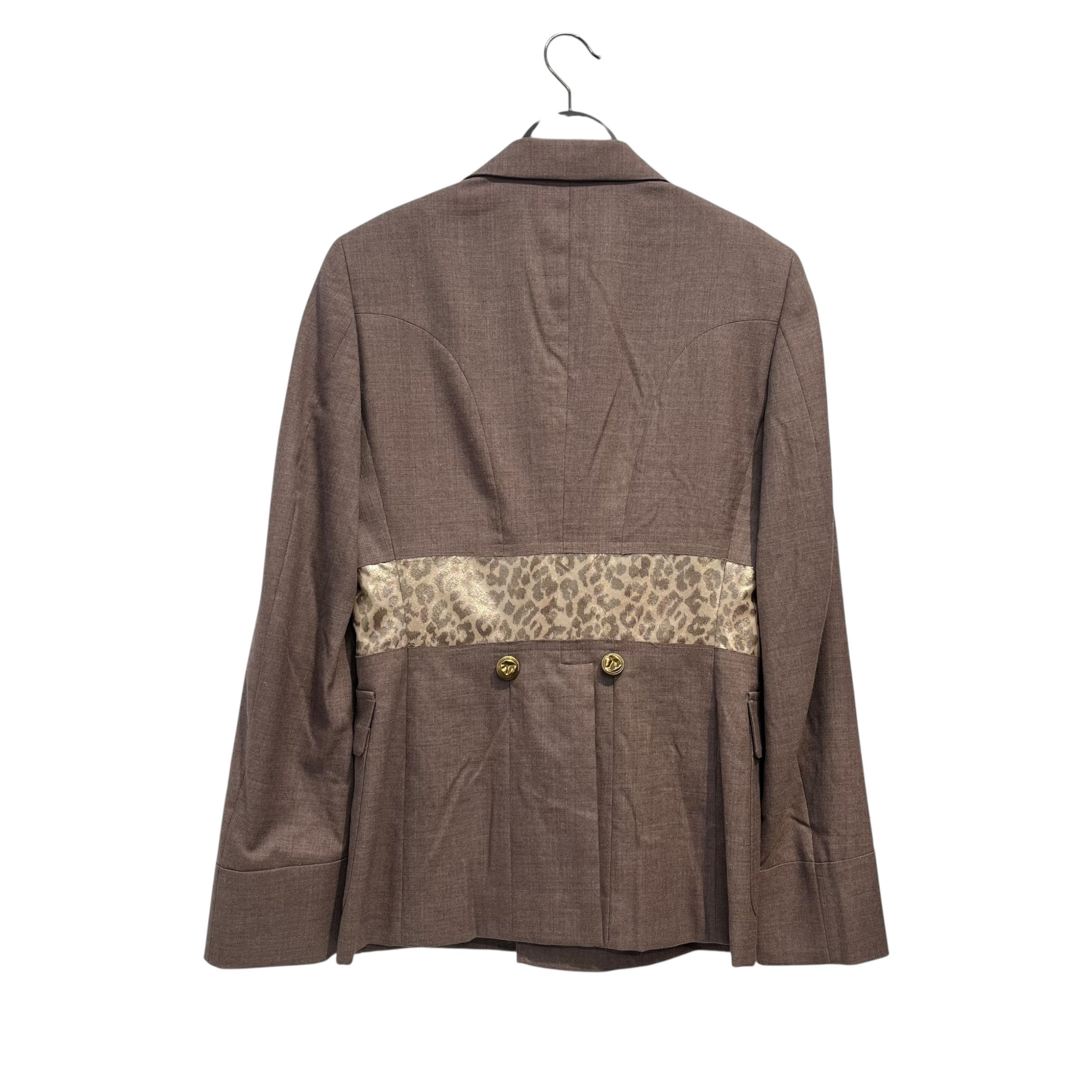 COMME des GARCONS HOMME/Jacket/XS/Wool/BRW/MILITARY BLZER, CHEETAH PRINT view 2