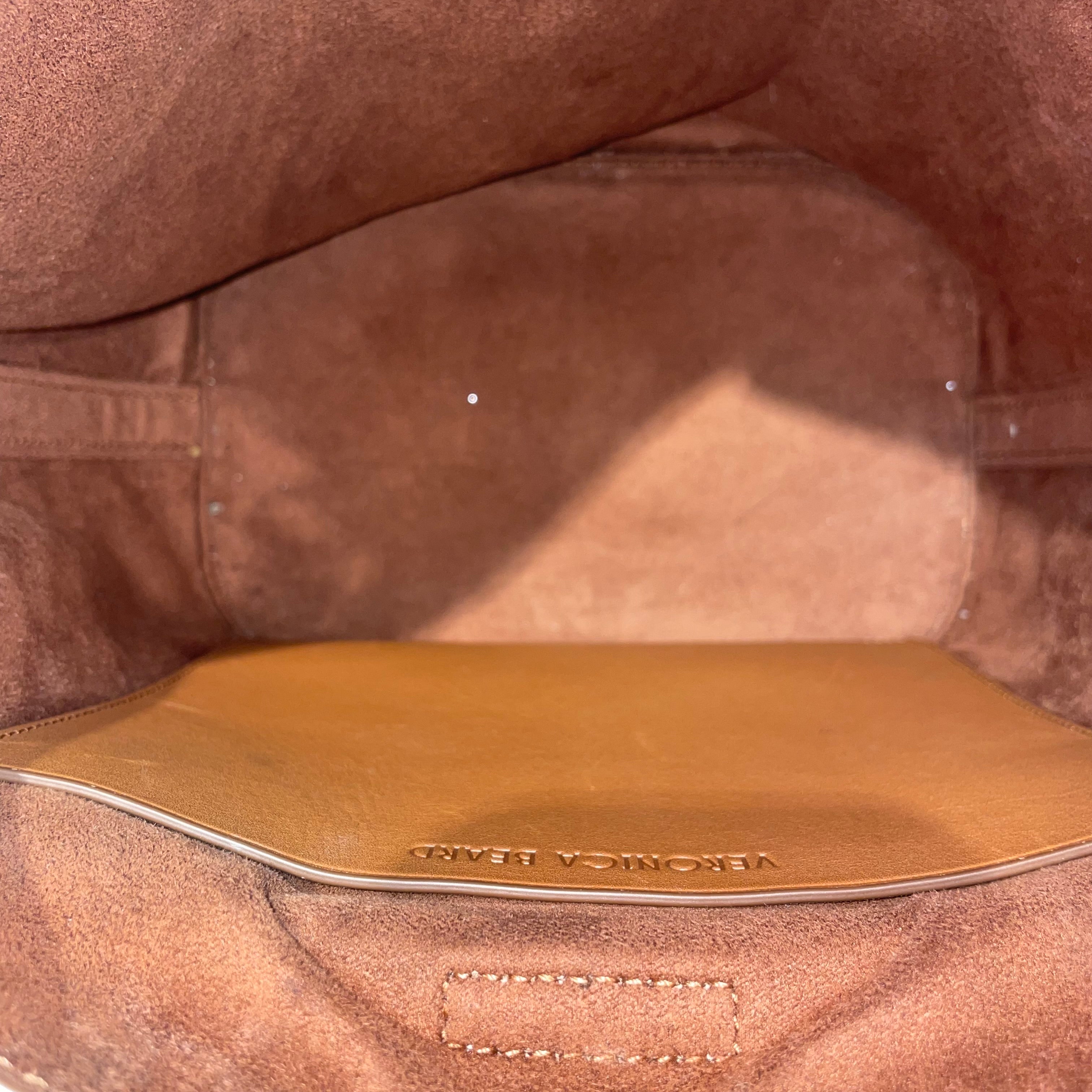 VERONICA BEARD/Tote Bag/Leather/CML/BUCKET view 4