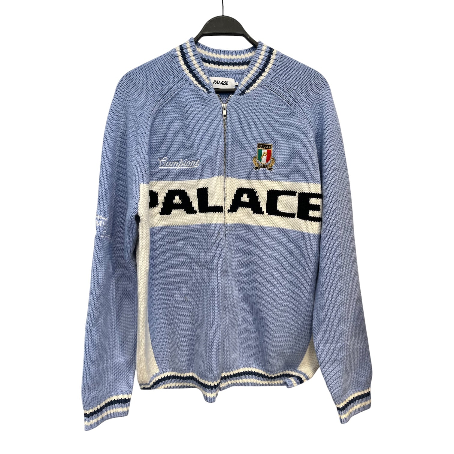 PALACE/Jacket/XL/BLU/ss23 cycle knit blue view 1