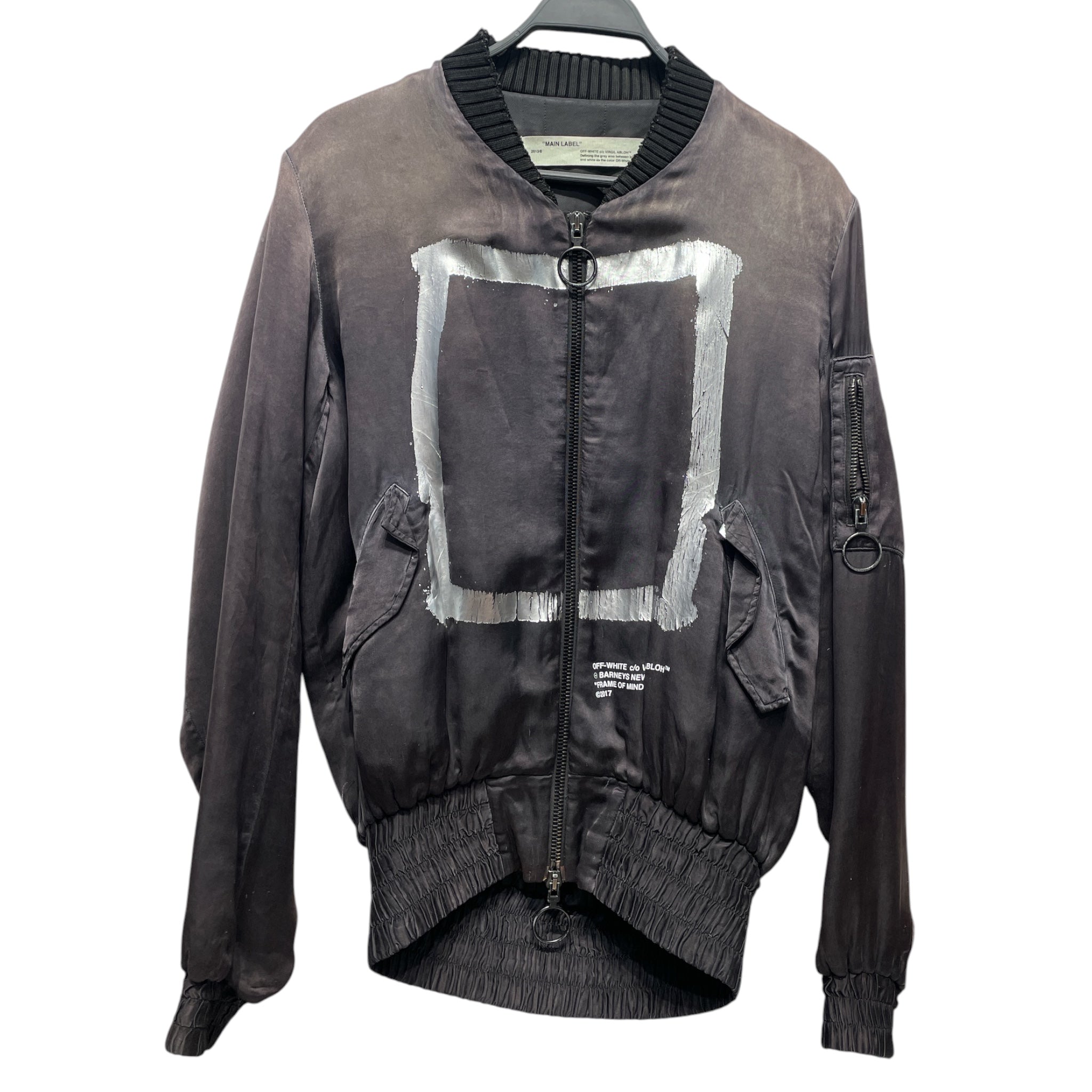 OFF-WHITE/Jacket/S/Cotton/BLK/ view 1
