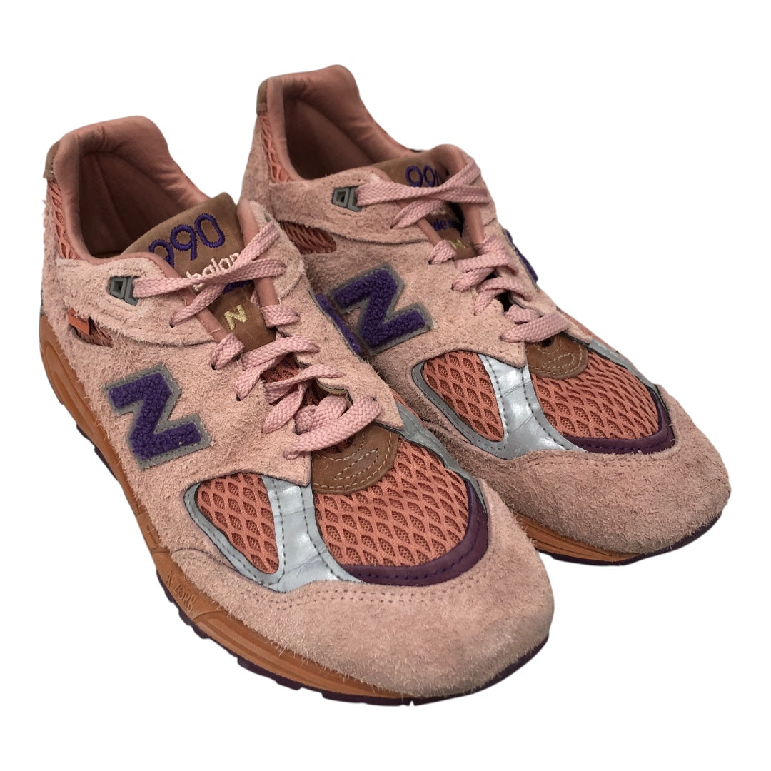 NEW BALANCE/Low-Sneakers/US 10/Suede/PNK/990v2 Salehe Bembury view 1