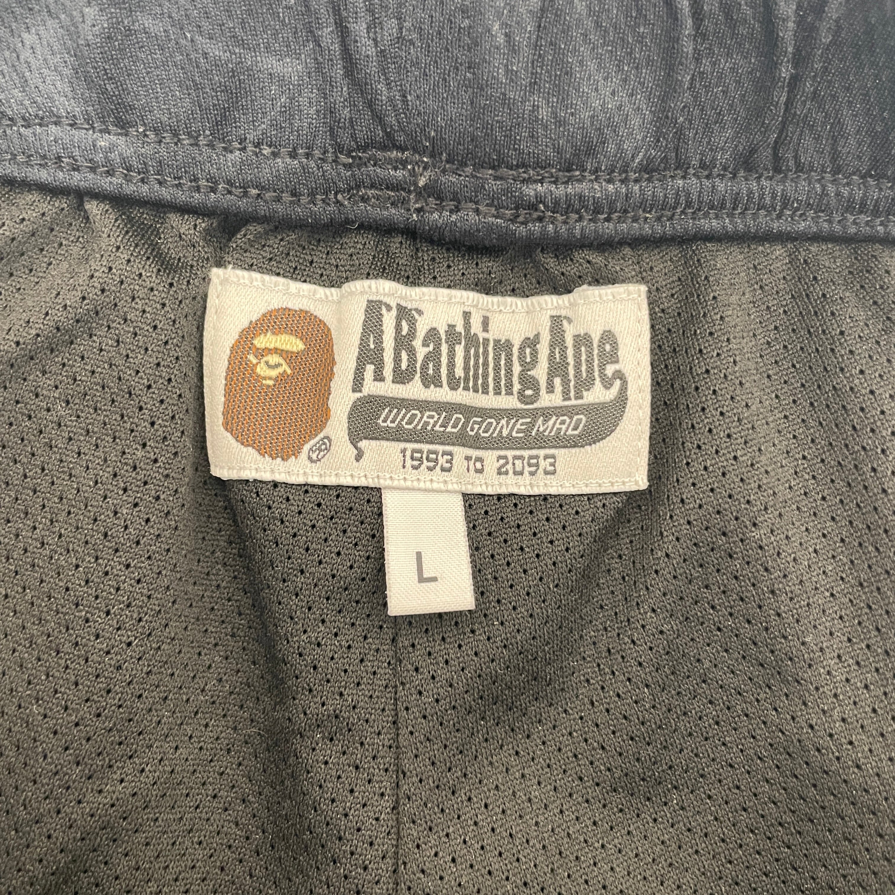 A BATHING APE/Shorts/L/Polyester/BLK/Soccer SHORTS view 3