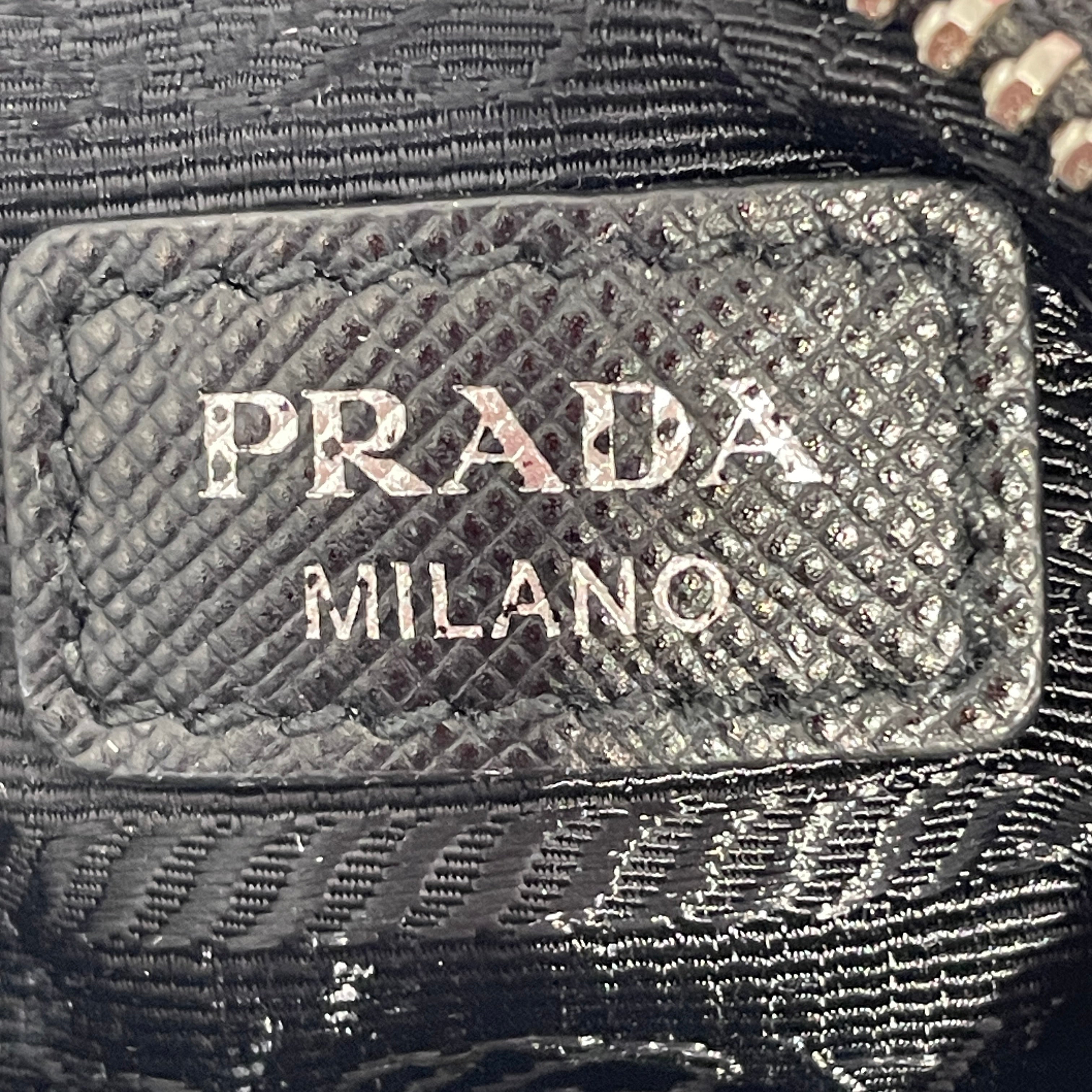 PRADA/Pouch/Nylon/BLK/keyring bag charm view 4