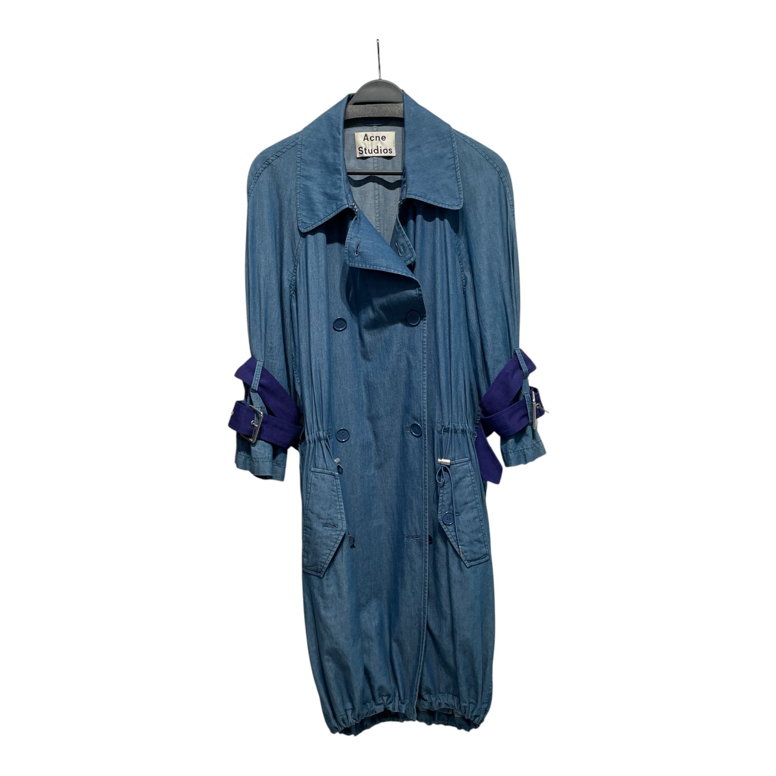 Acne Studios/Jacket/34/Cotton/IDG/trench purple strap view 1