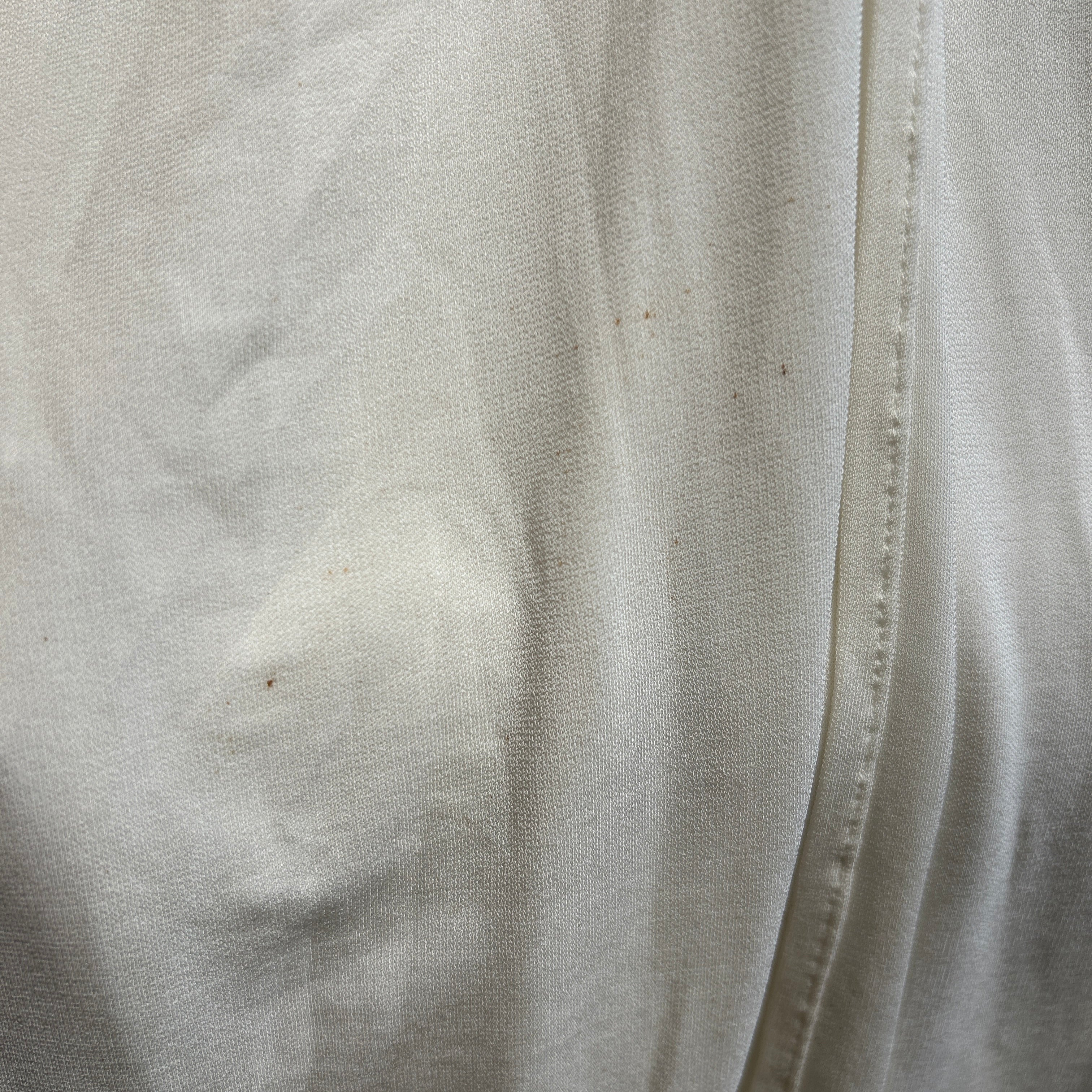 Maison Margiela/Long Skirt/38/Cotton/WHT/ruched detail view 7