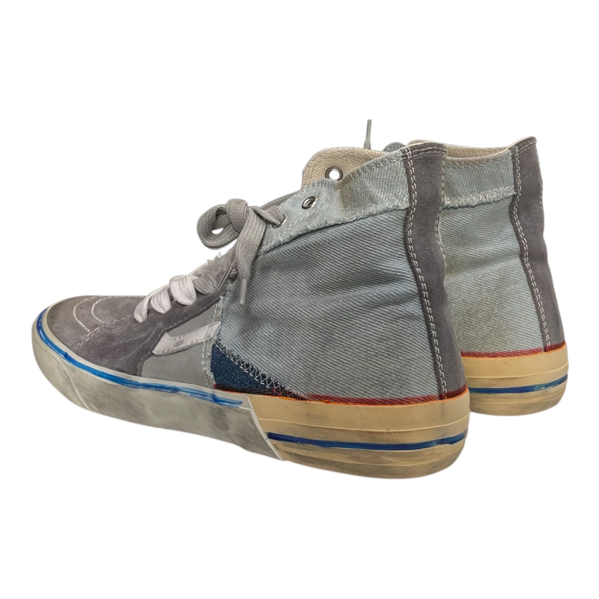 PAUL EASTERLIN/Hi-Sneakers/US 7/All Over Print/Denim/IDG/CALY STAR DENIM view 2