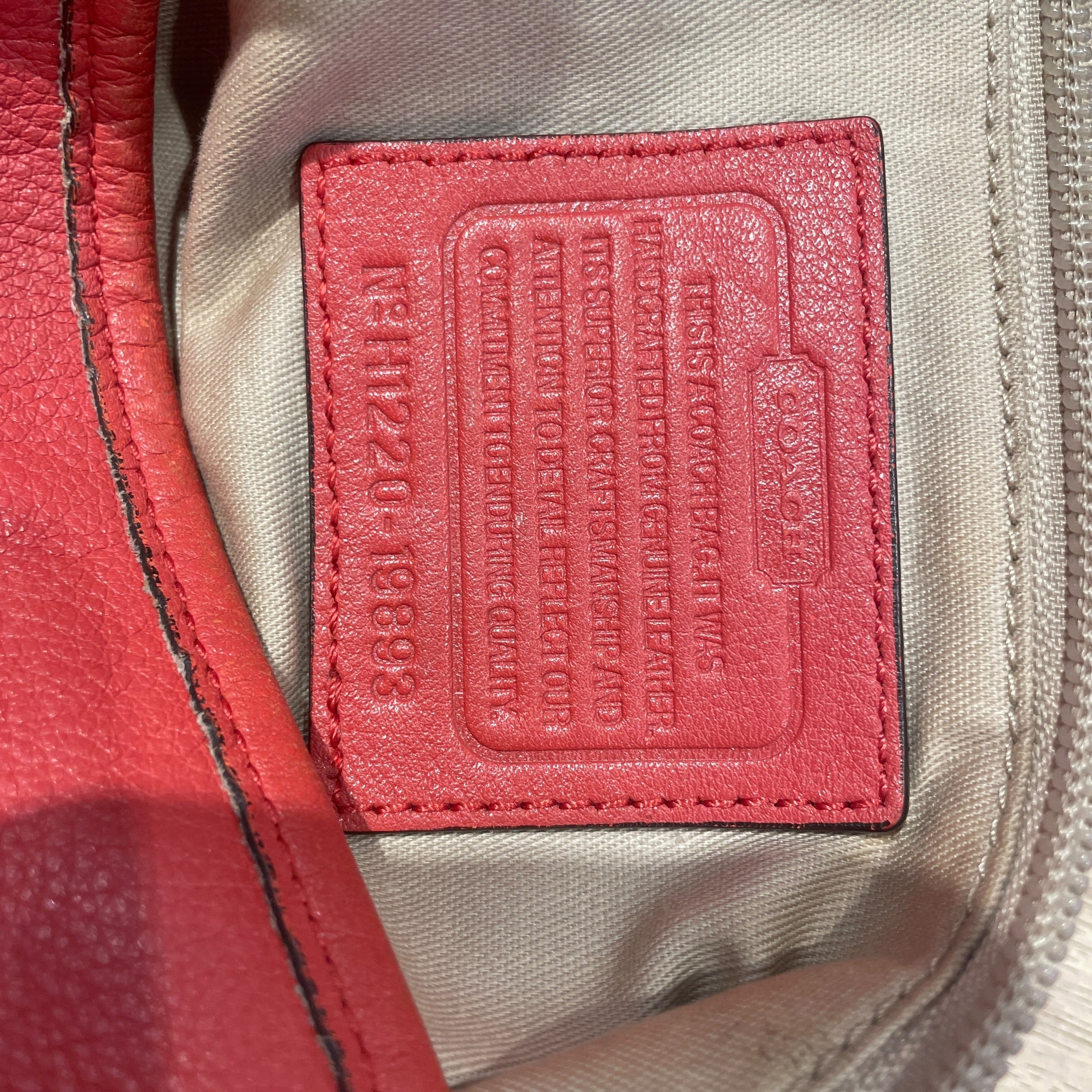 COACH/Bag/Leather/RED/LEGACY HOBO BAG #19893 view 8