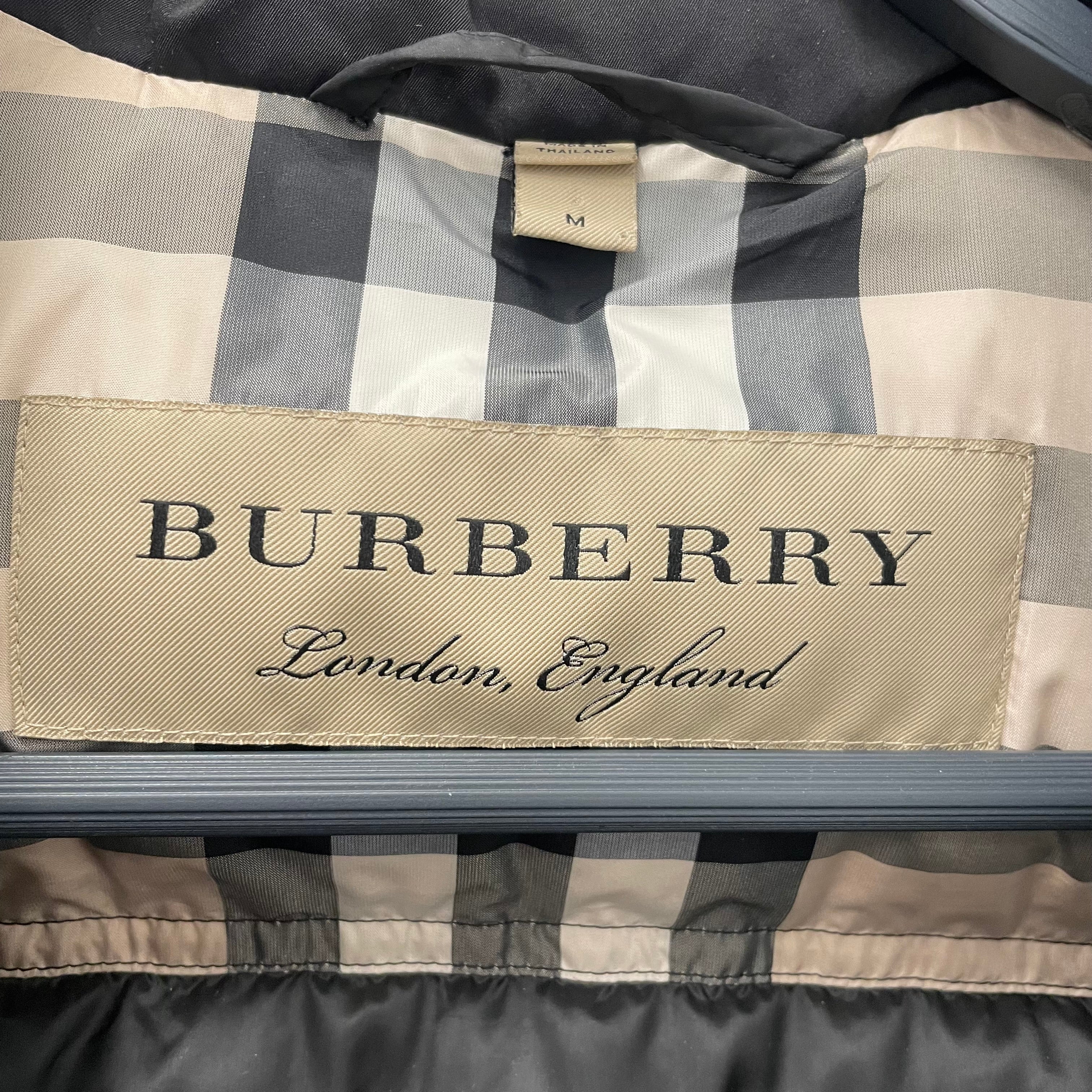 BURBERRY LONDON/Puffer Vest/M/Nylon/BLK/ view 3