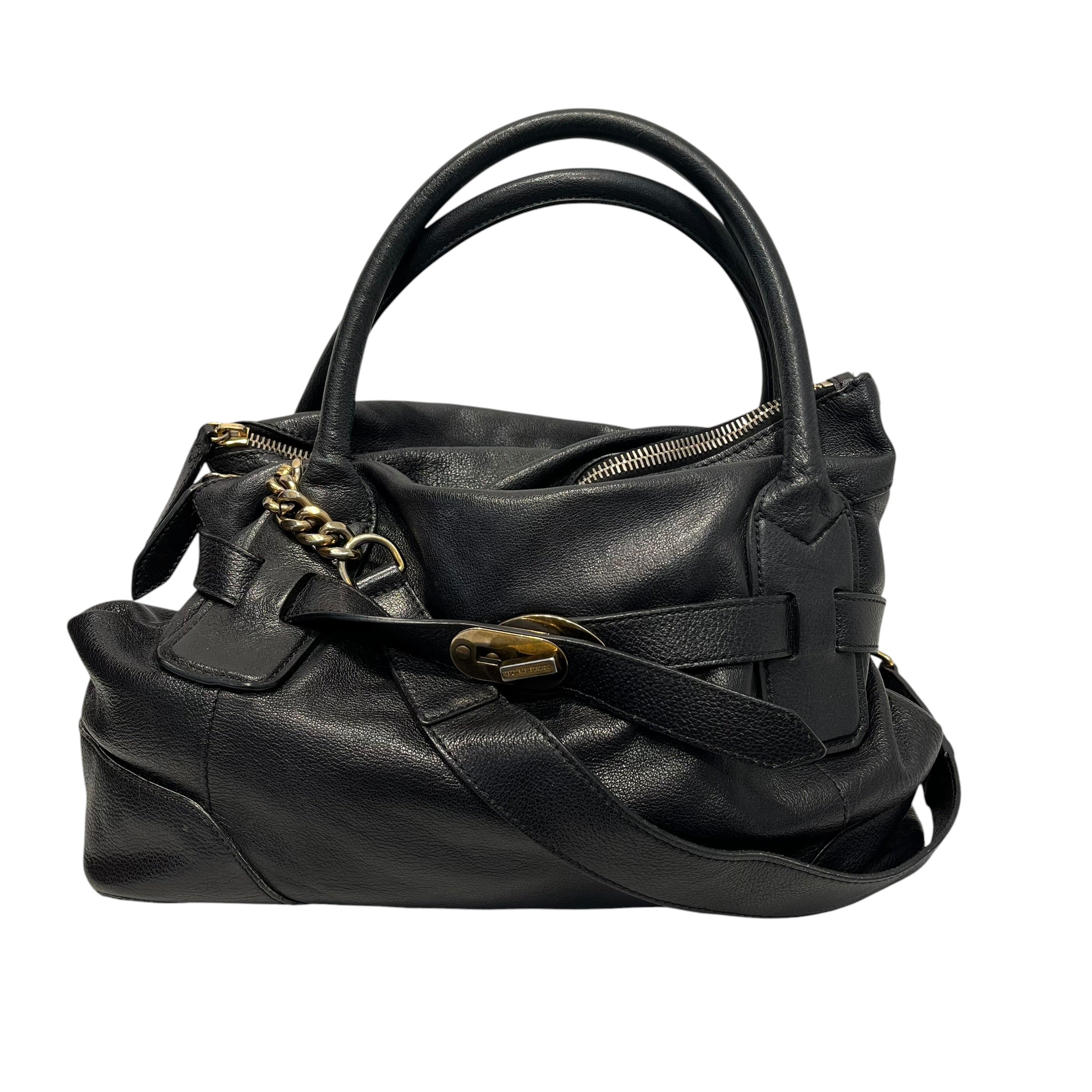 BURBERRY/Bag/Leather/BLK/ view 1