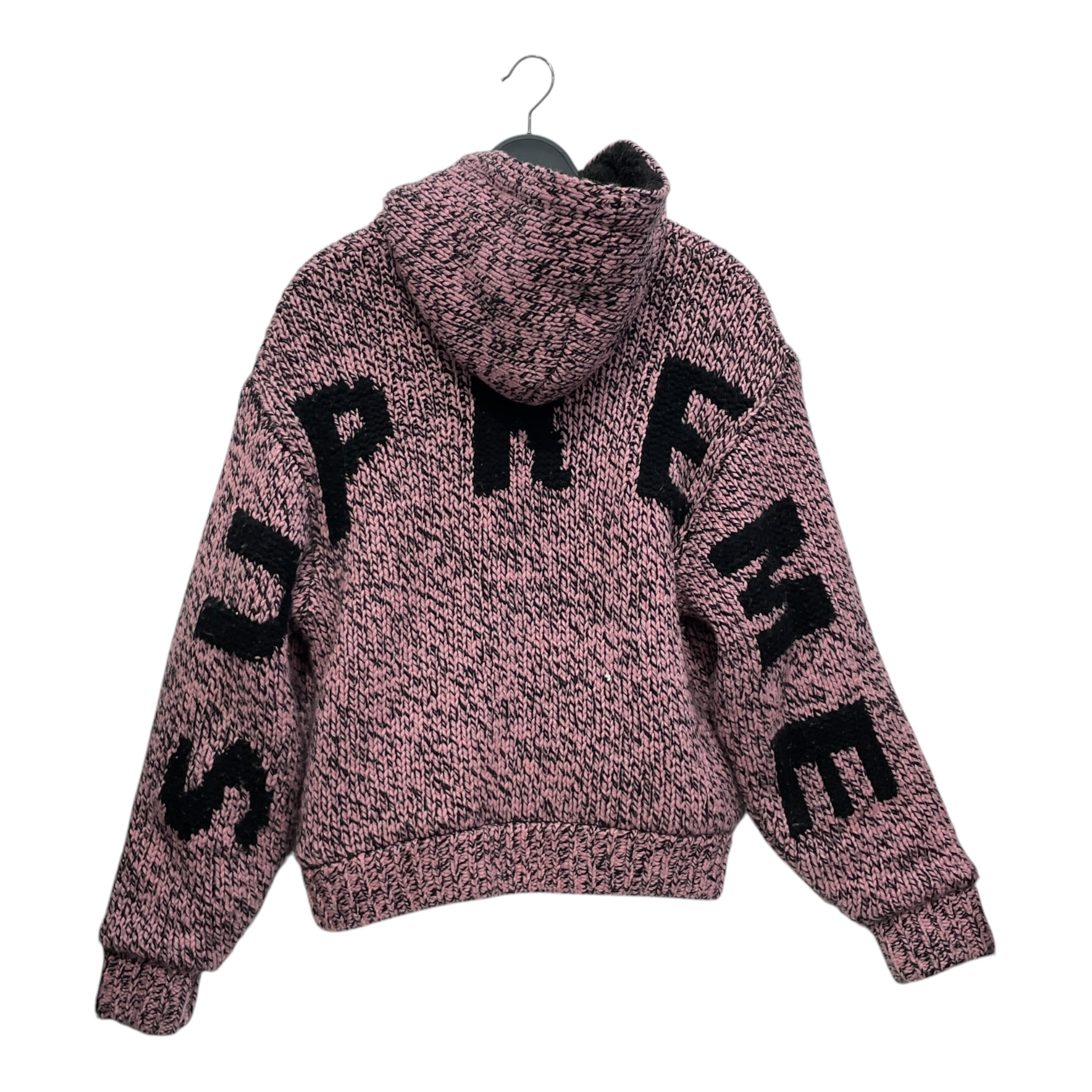 Supreme/Jacket/M/Wool/PNK/All Over Print/PINK MELANGE KNIT JACKET view 2