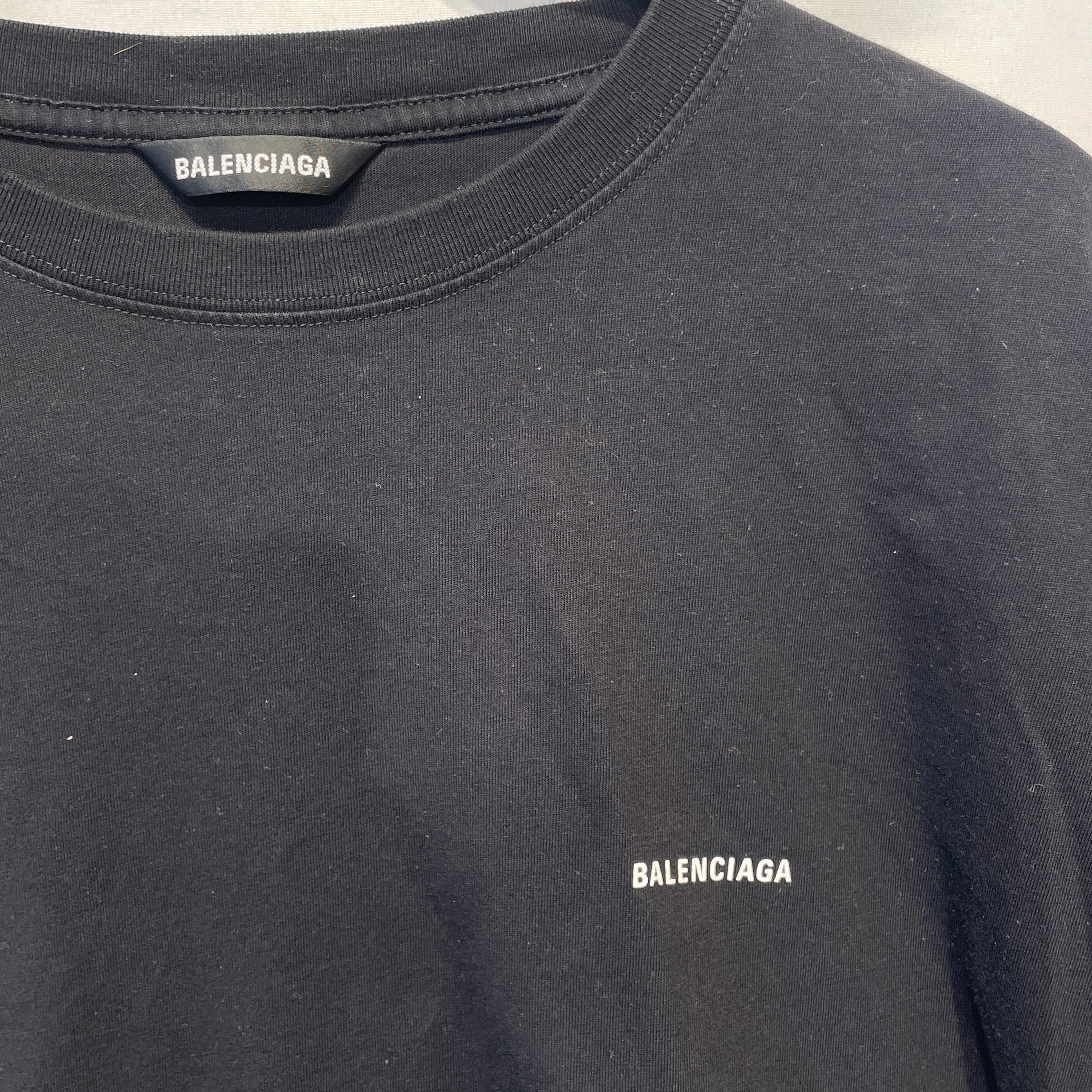 BALENCIAGA/T-Shirt/XL/Cotton/BLK/ view 2