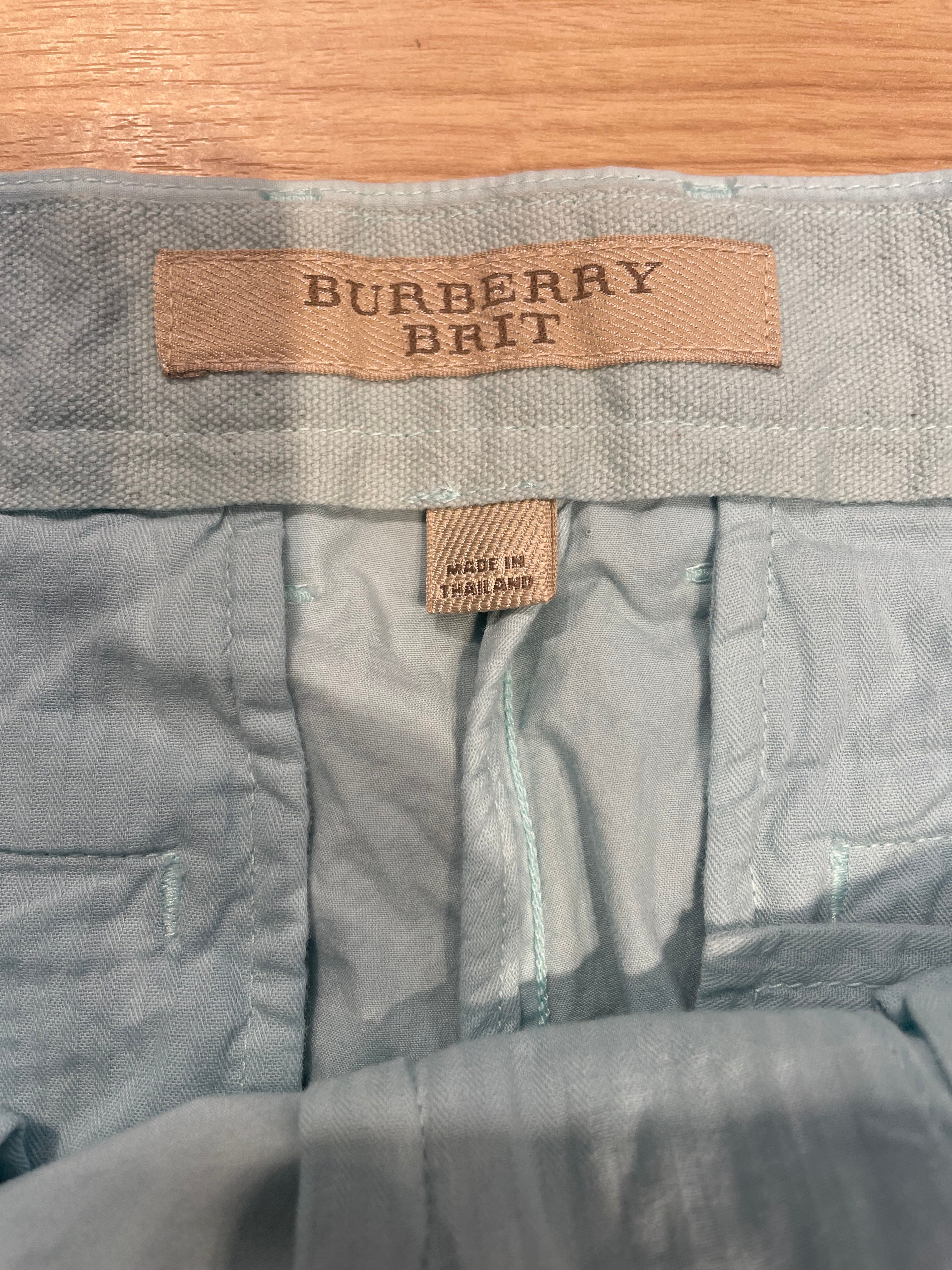 BURBERRY BRIT/Shorts/30/Acrylic/BLU/ view 3