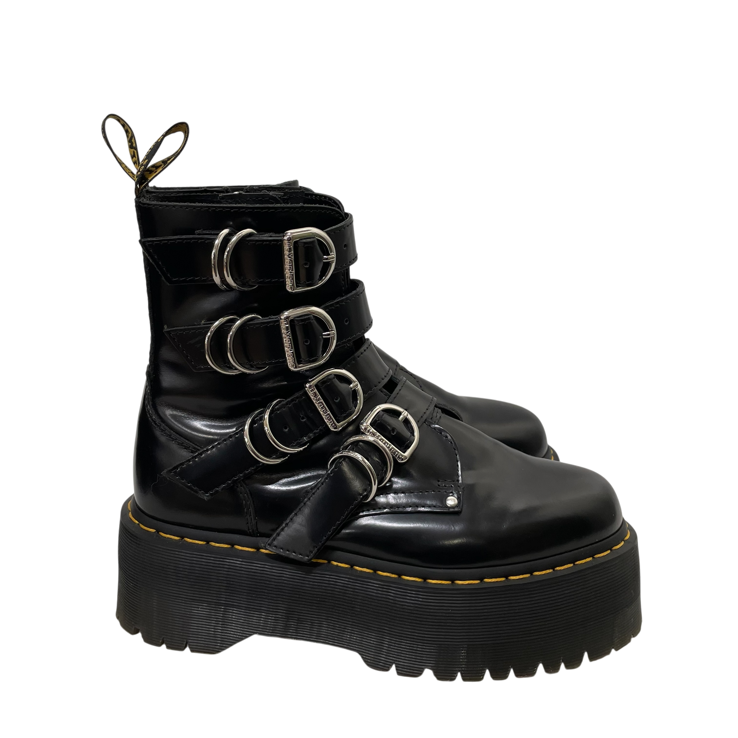 Dr.Martens/Boots/US 8/Leather/BLK/Dr.Martena Jadon Max Hardware view 7