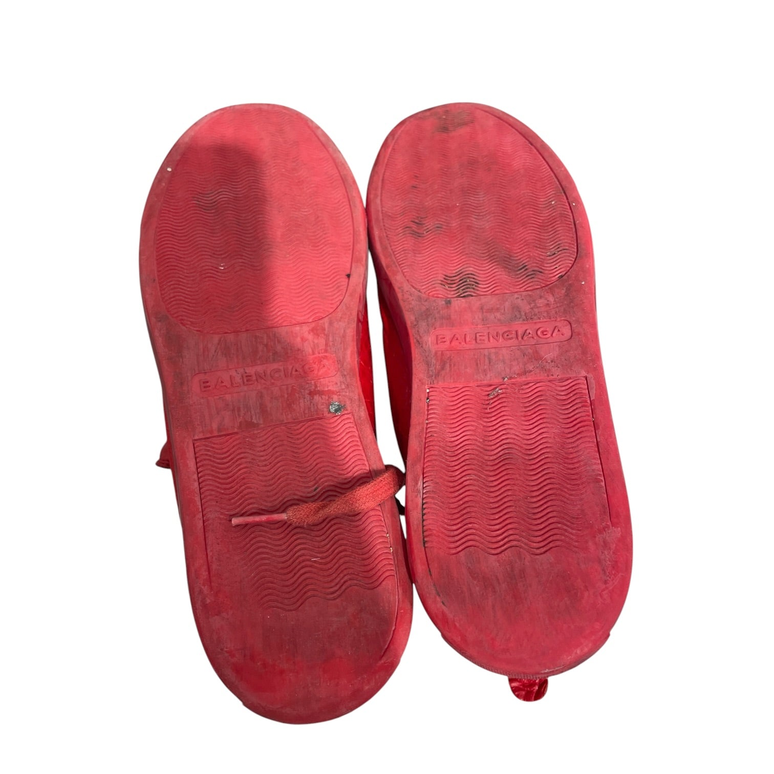 BALENCIAGA/Hi-Sneakers/Leather/RED/ARENA view 3