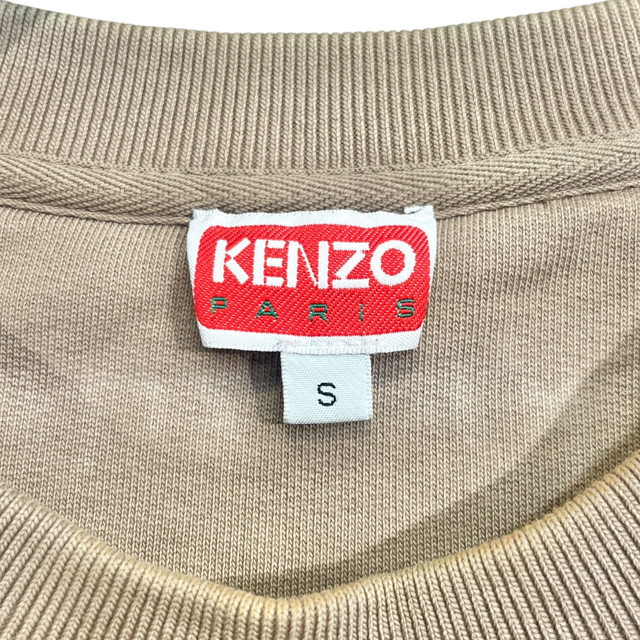 KENZO/Sweatshirt/S/Graphic/Cotton/BEG/Kenzo Paris Sweatshirt view 3