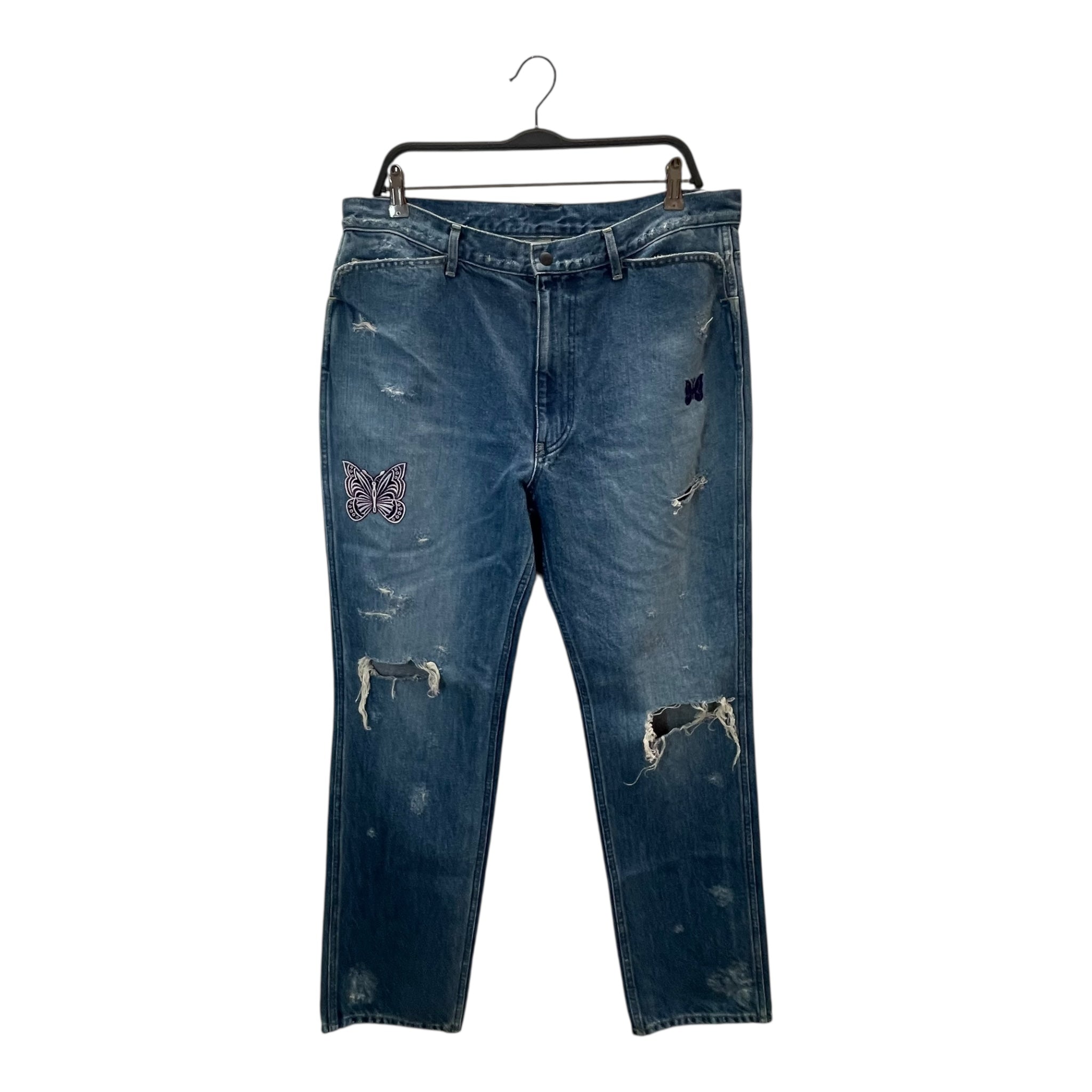 Needles/Straight Pants/XL/Cotton/IDG/logo embroidery/patchwork view 2