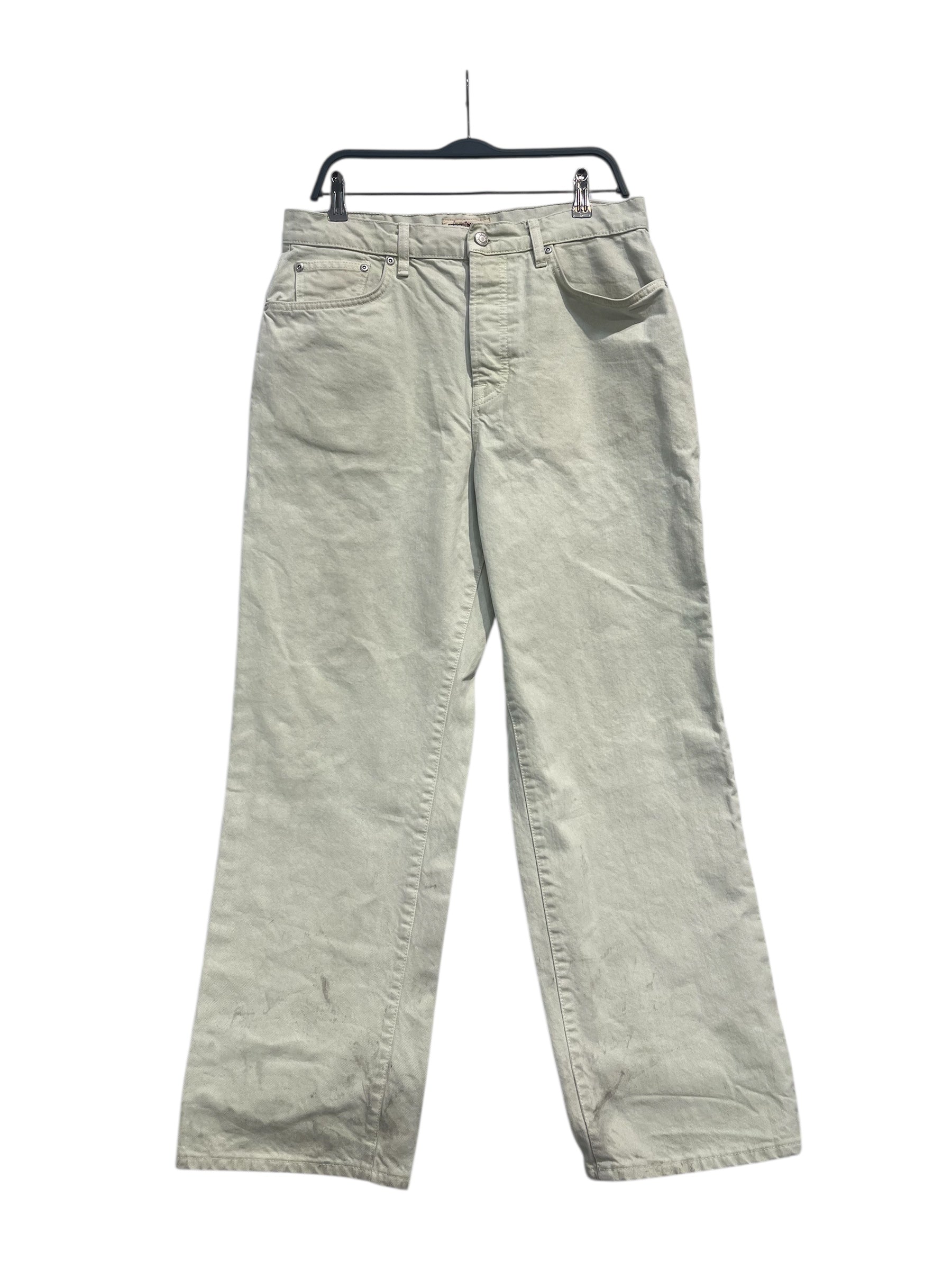 STUSSY/Pants/32/Cotton/GRN/BAGGY BIG OL LIGHT GREEN JEAN view 1