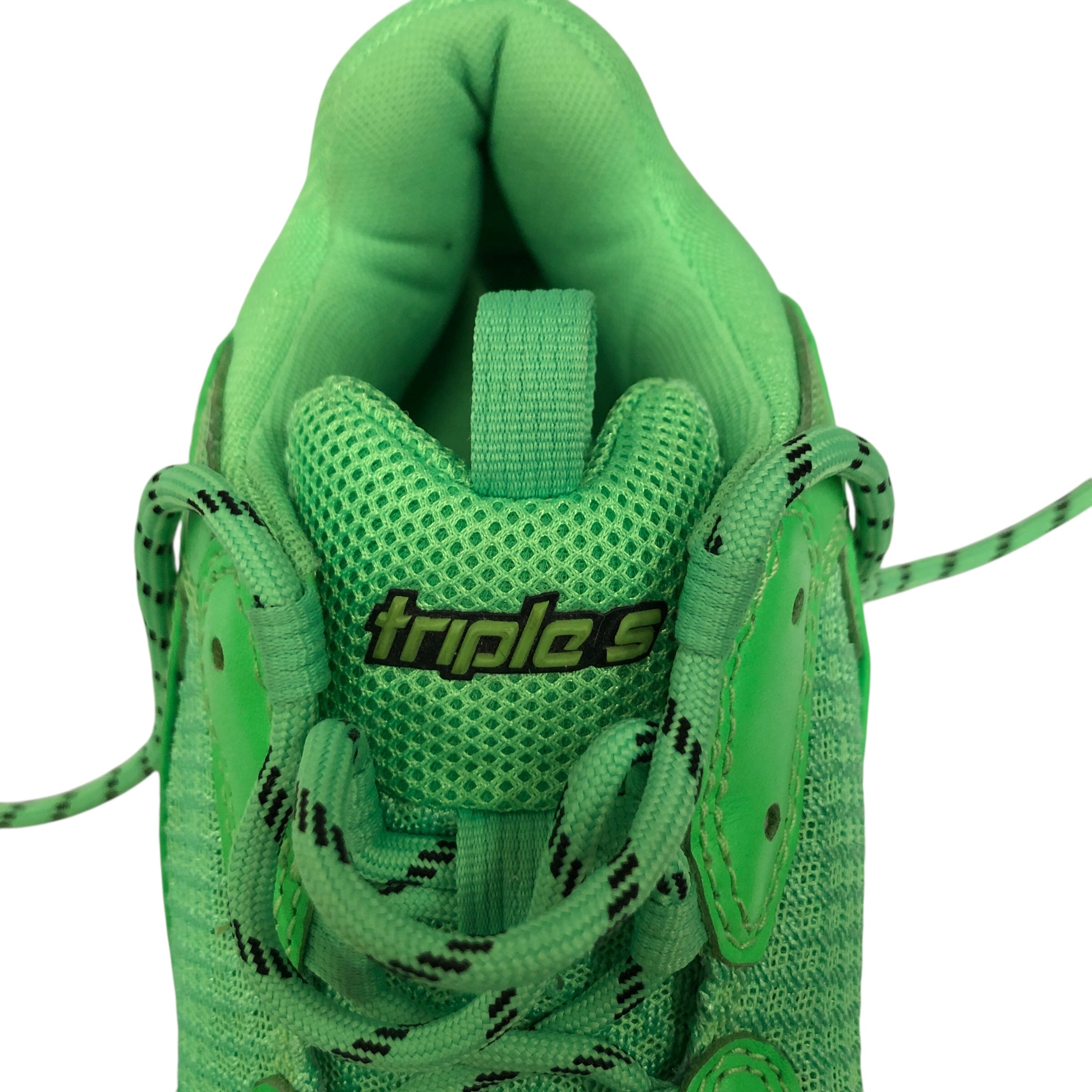 BALENCIAGA/Low-Sneakers/EU 42/Cotton/GRN/triple s bright green view 3