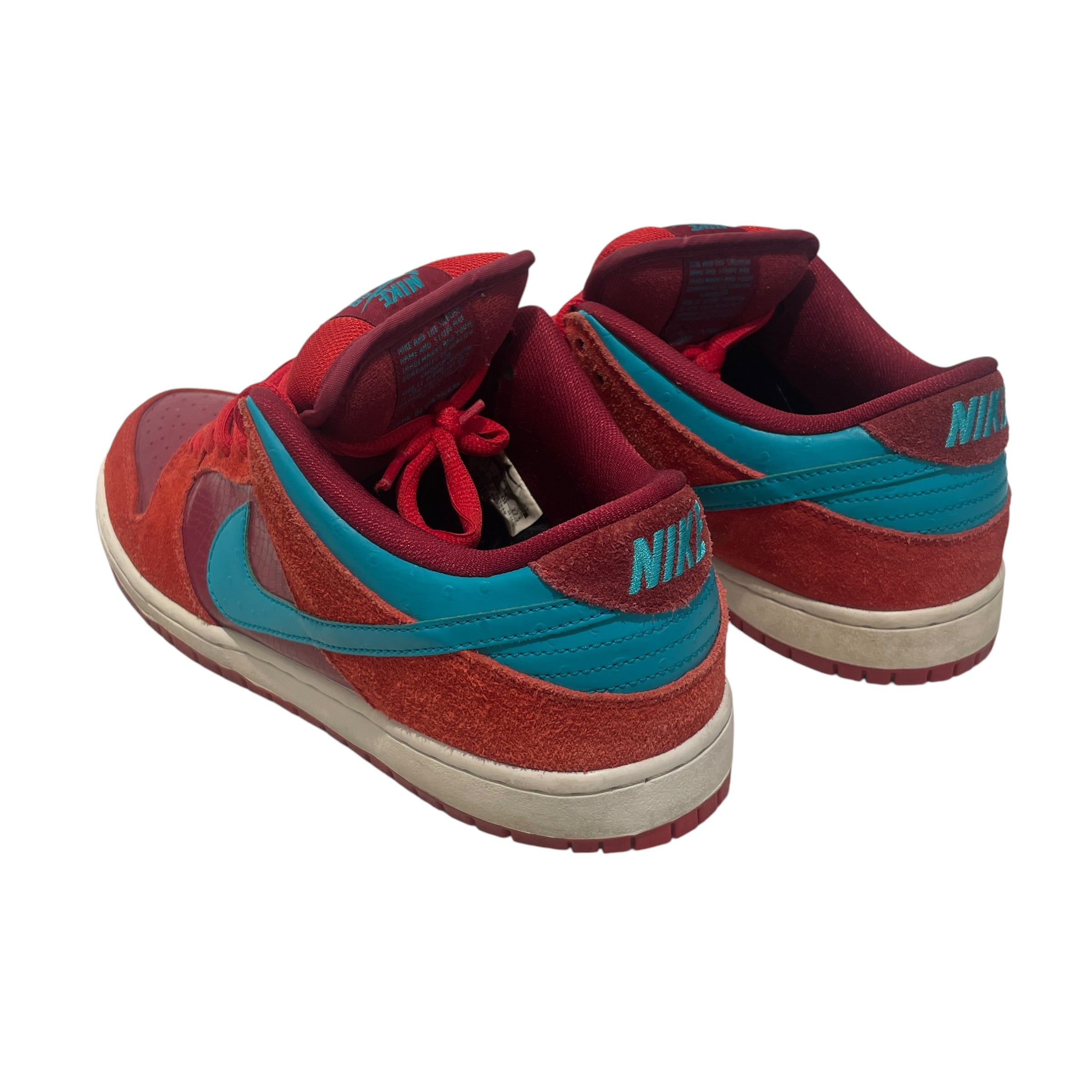 NIKE SB/Low-Sneakers/US 9.5/Cotton/RED/BRICKHOUSE TURBO GREEN view 2