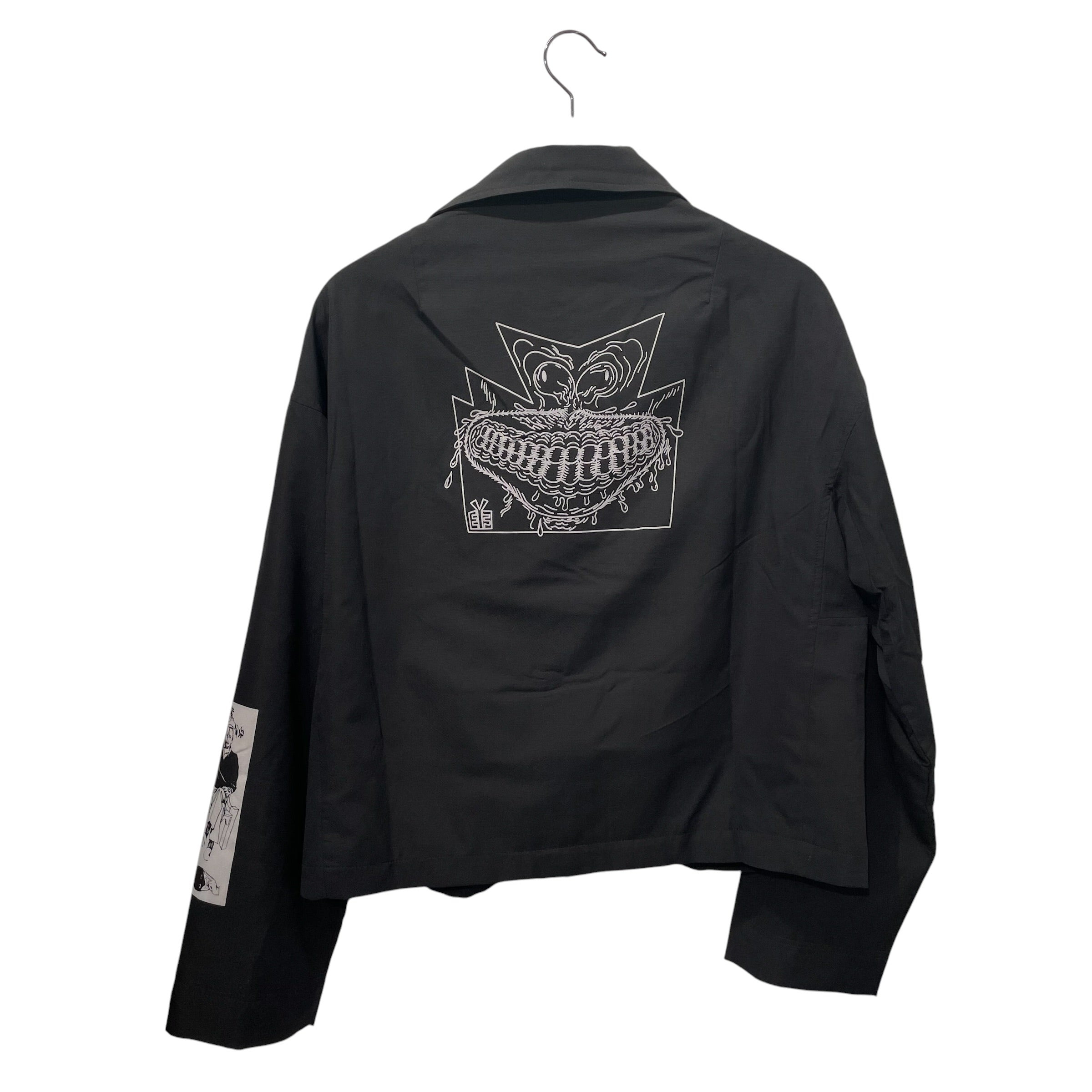 Kiko Kostadinov/Jacket/46/Nylon/BLK/Graphic/Yamantaka Eye Graphic view 3