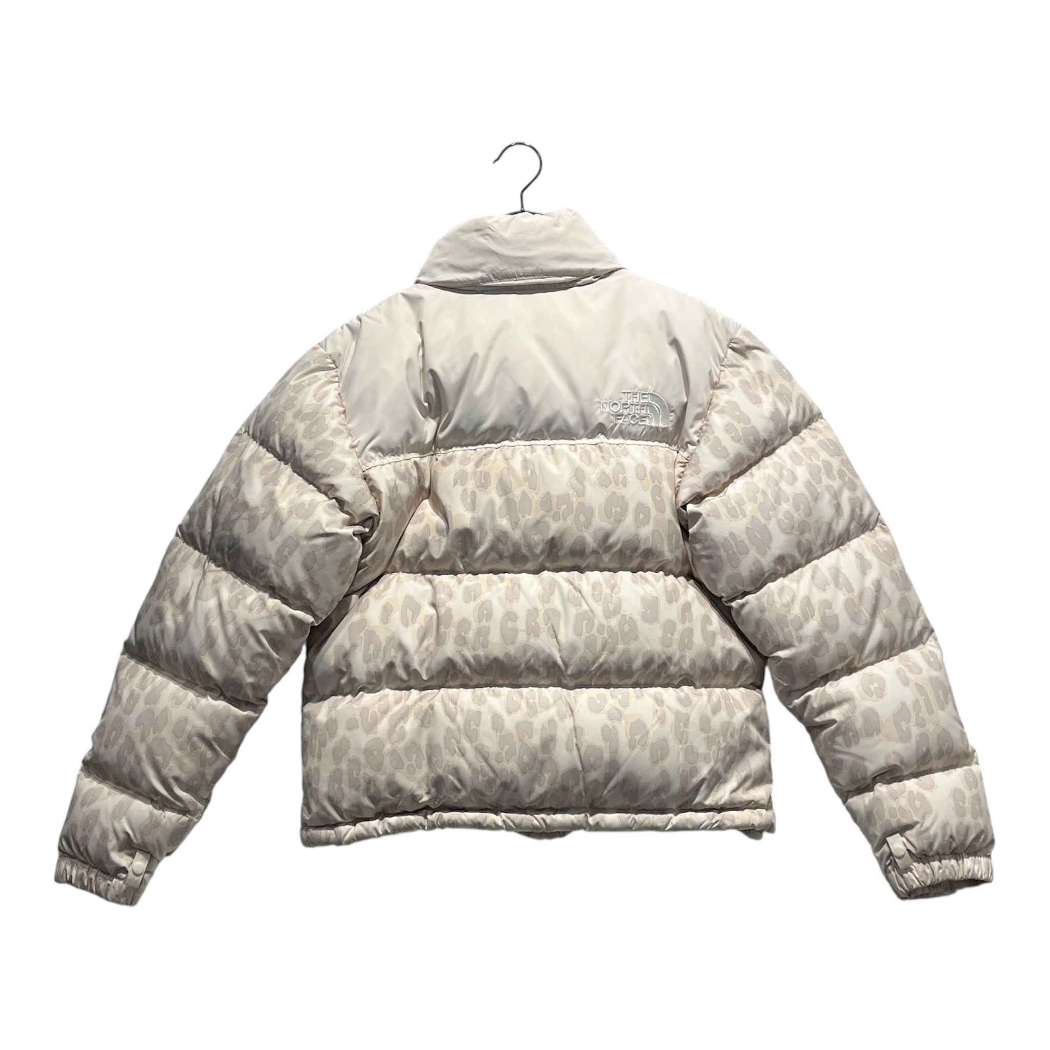 THE NORTH FACE/Puffer Jkt/S/Leopard/Nylon/BEG/Single Breasted/LEOPARD PRINT ALL OVER view 2