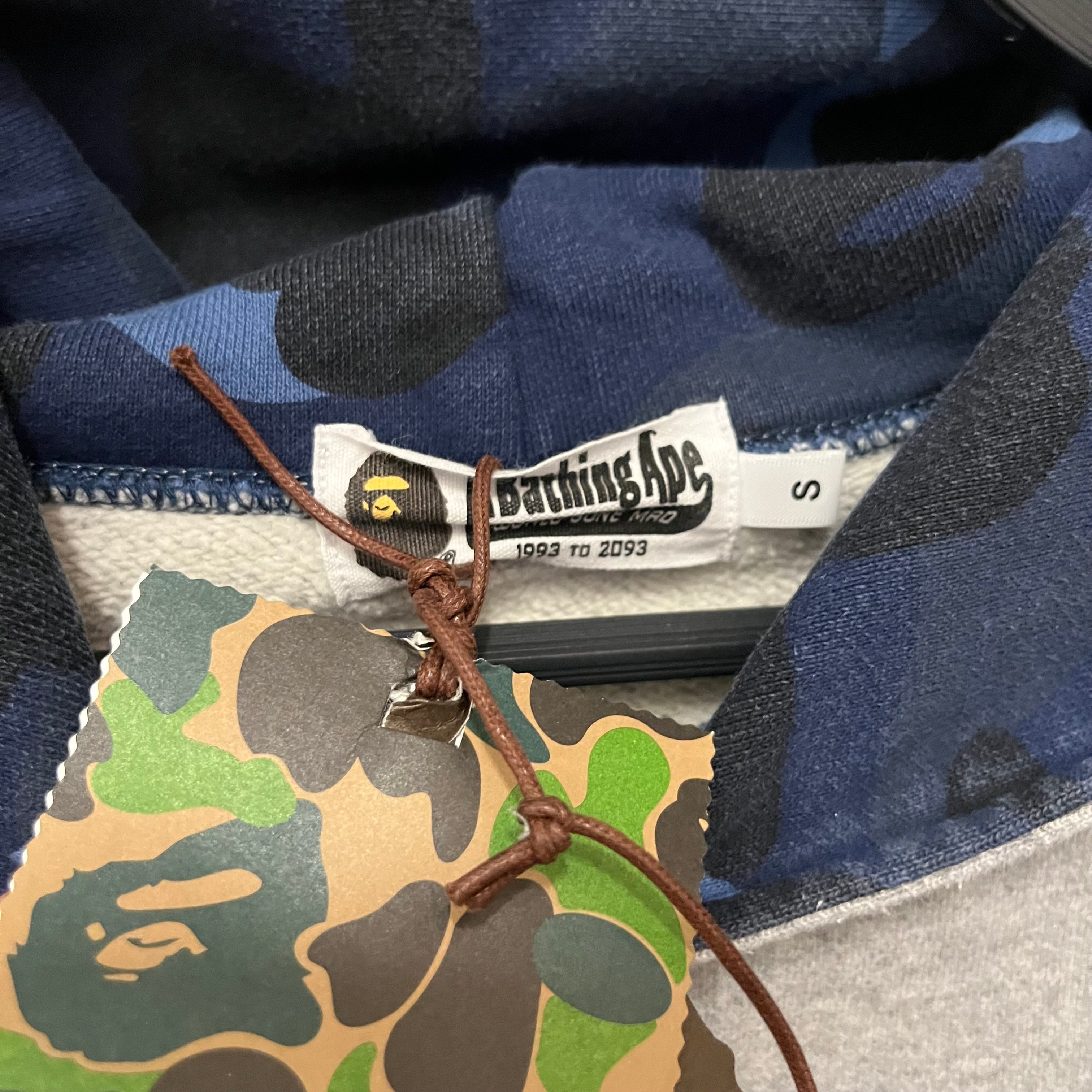 A BATHING APE/Hoodie/S/Cotton/GRY/abc pullover view 7