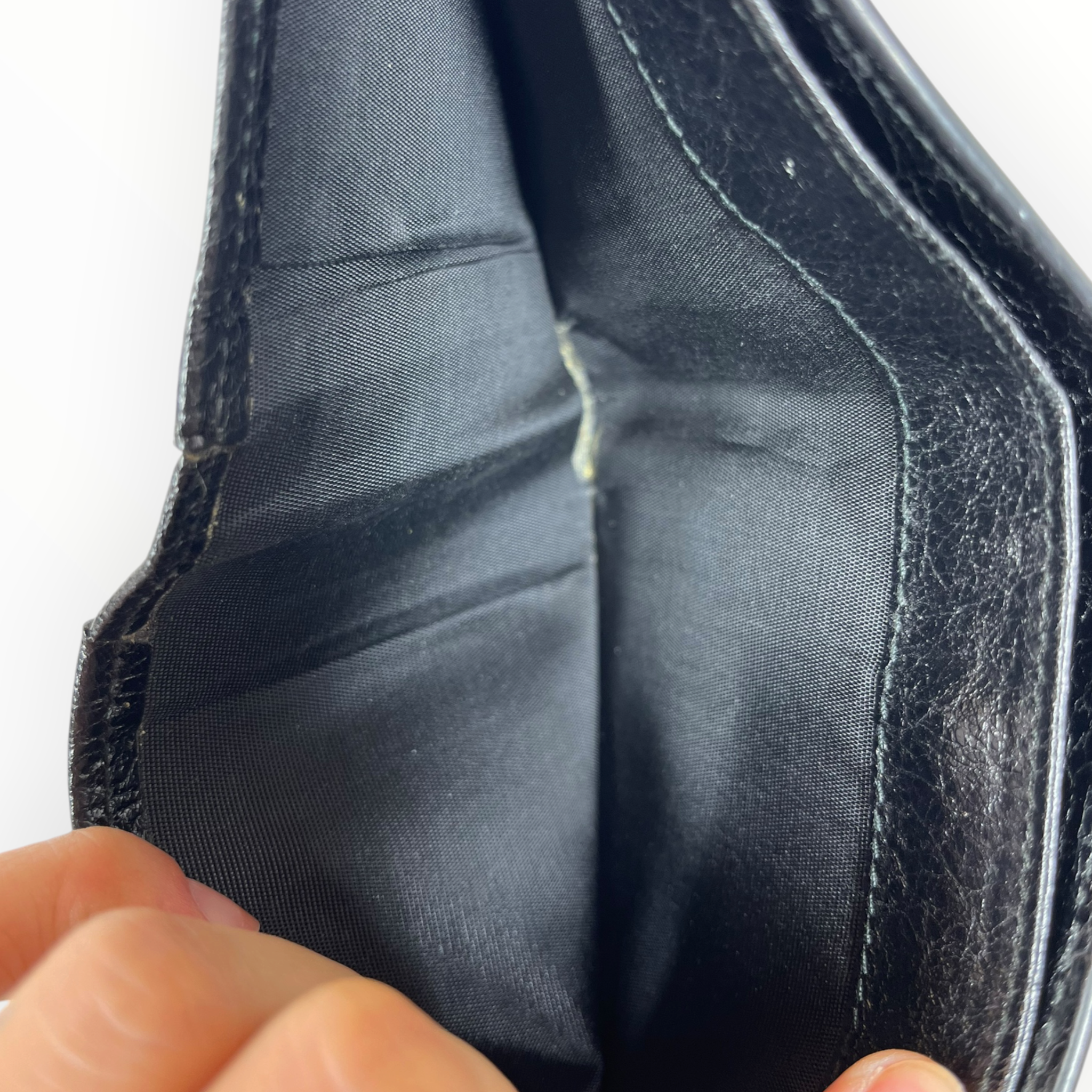 BALENCIAGA/Bifold Wallet/Leather/BLK/M's/ view 6