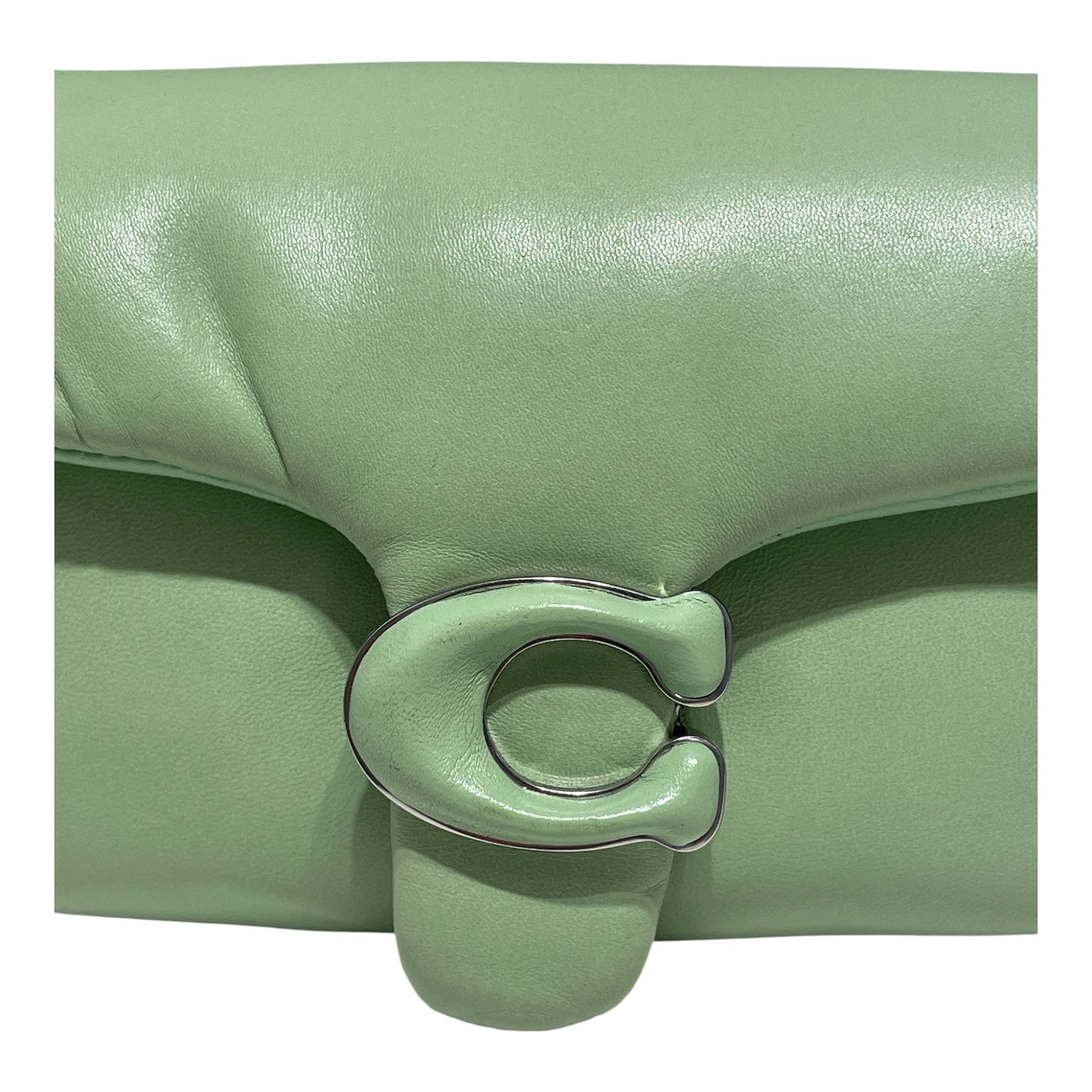 COACH/Cross Body Bag/Leather/GRN/pillow tabby bag view 3