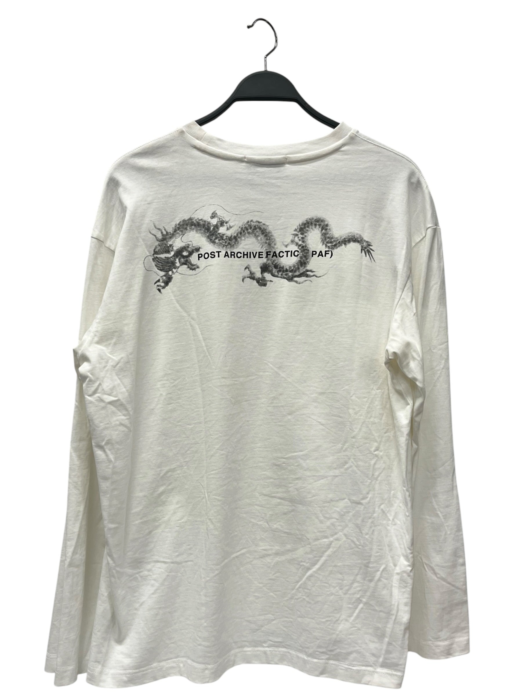 POST ARCHIVE FACTION/LS T-Shirt/L/Cotton/WHT/(RIGHT )  2024 view 2