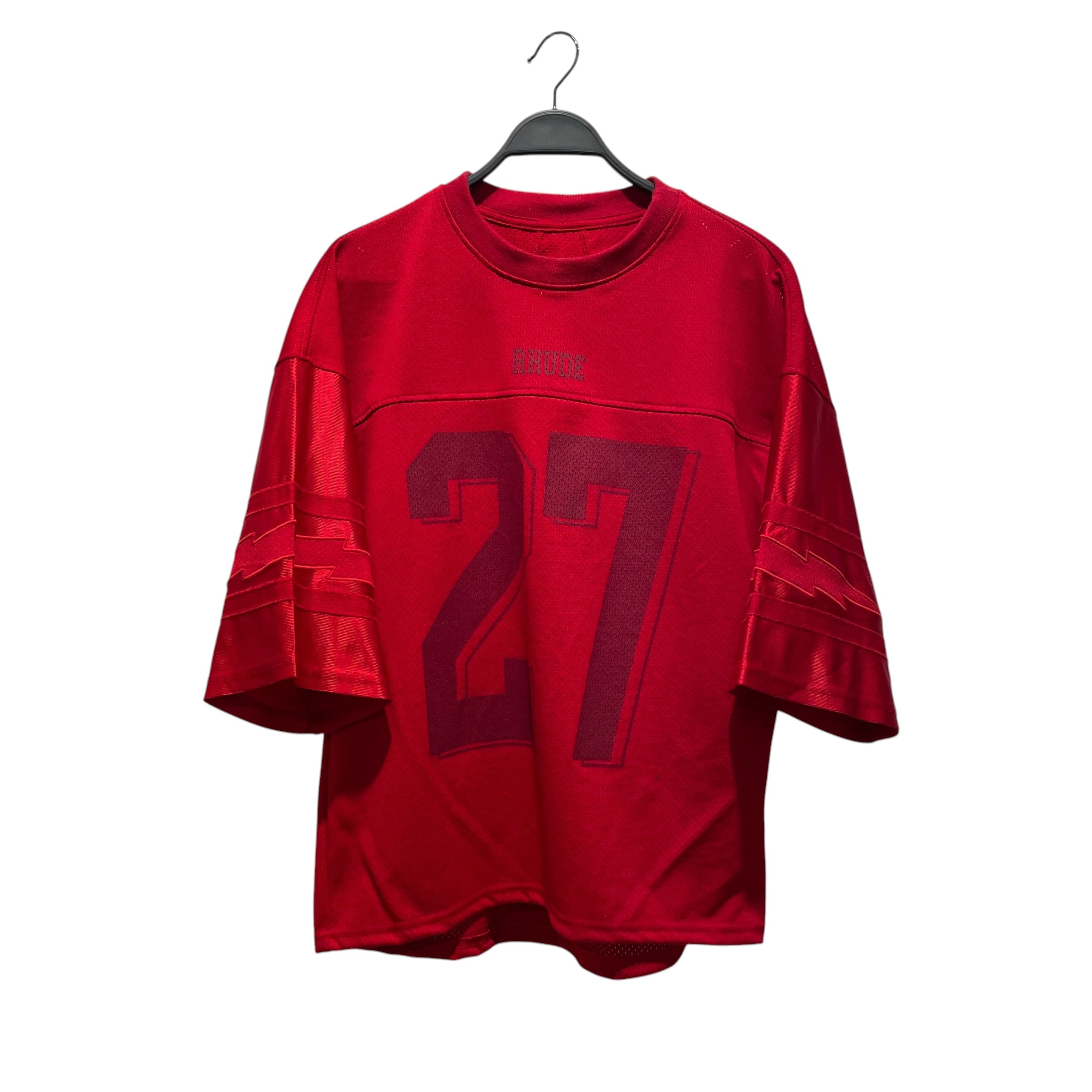 RHUDE/T-Shirt/L/Cotton/RED/JERSEY view 1