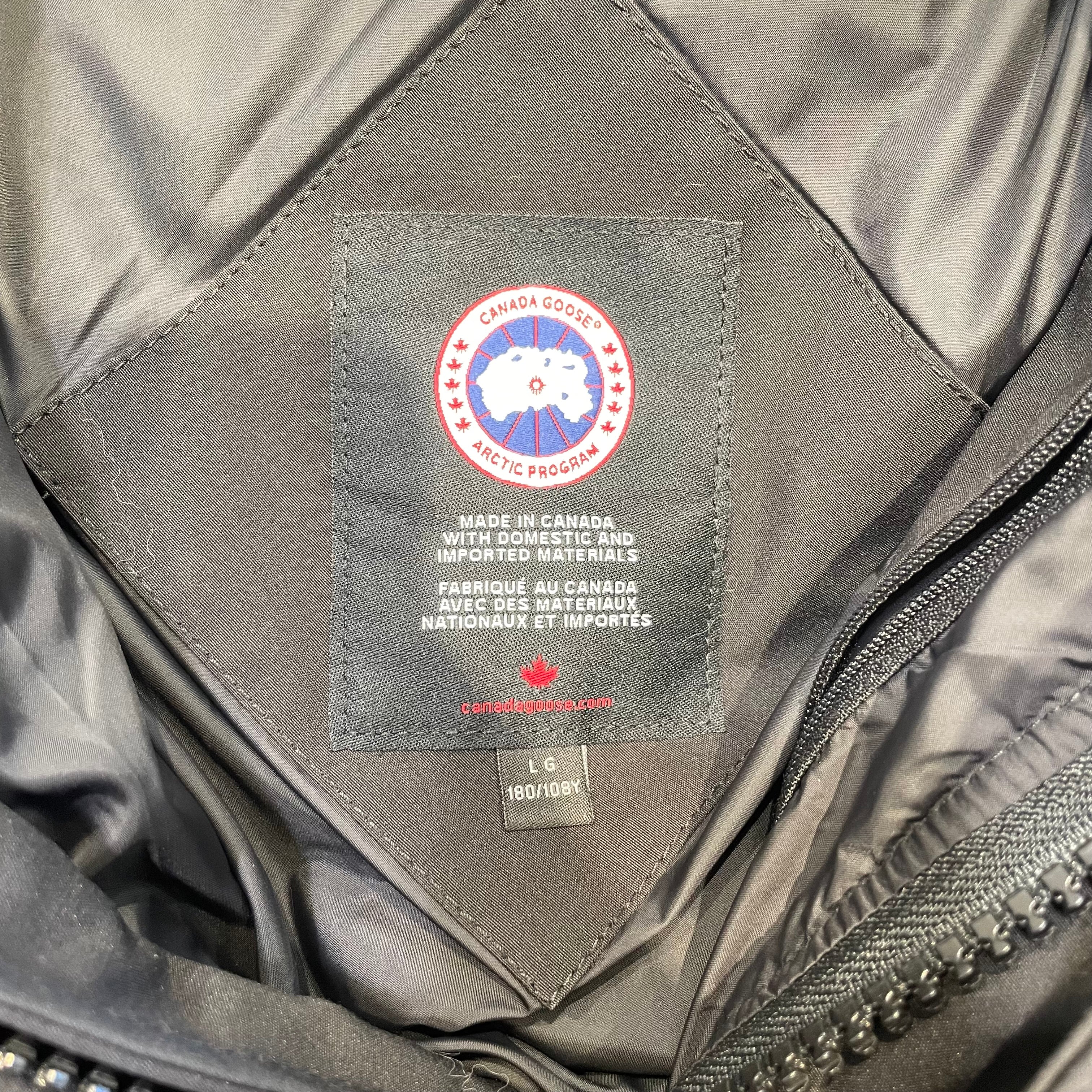 CANADA GOOSE/Puffer Jkt/L/Polyester/BLK/REAL FUR TRIM view 3