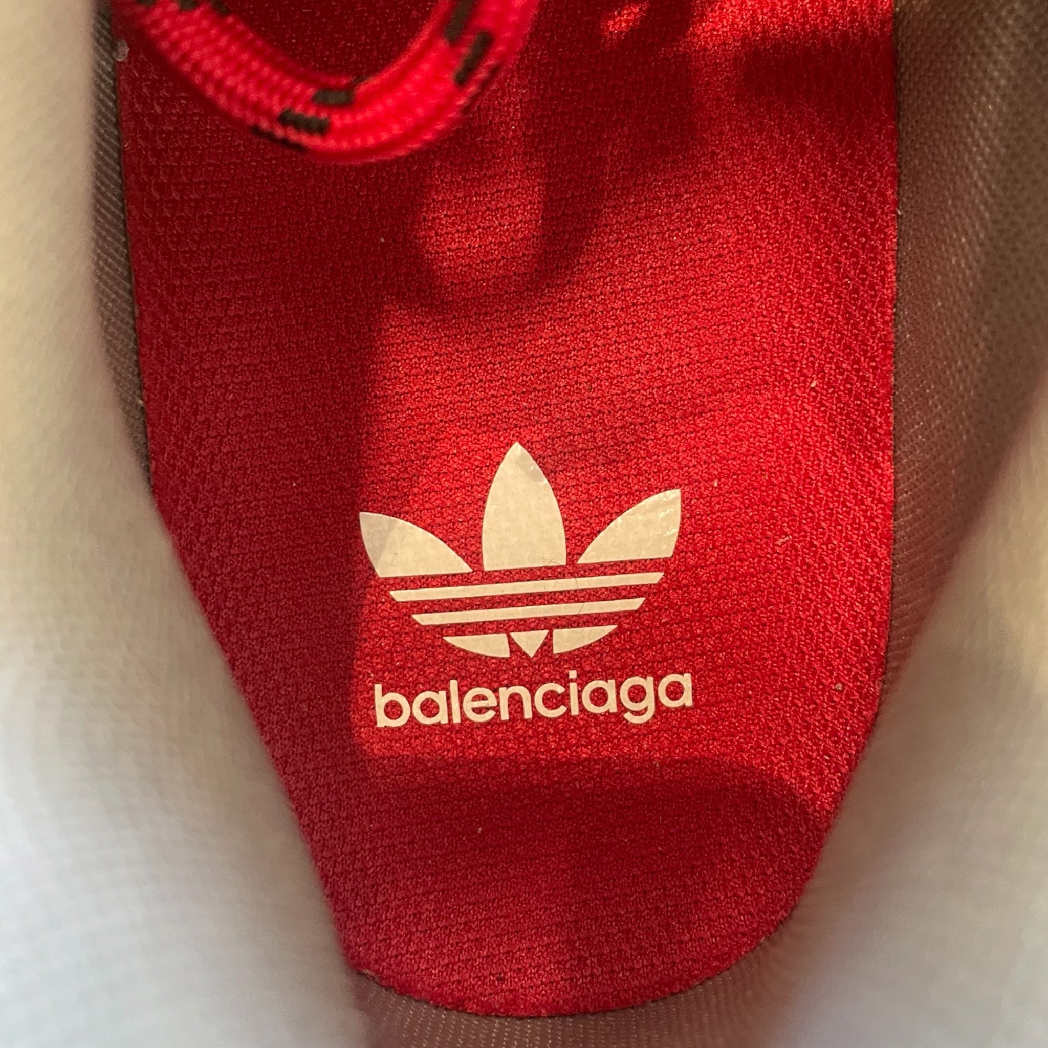BALENCIAGA/adidas/Low-Sneakers/EU 43/Leather/RED/ART 712821 RED GREY view 3